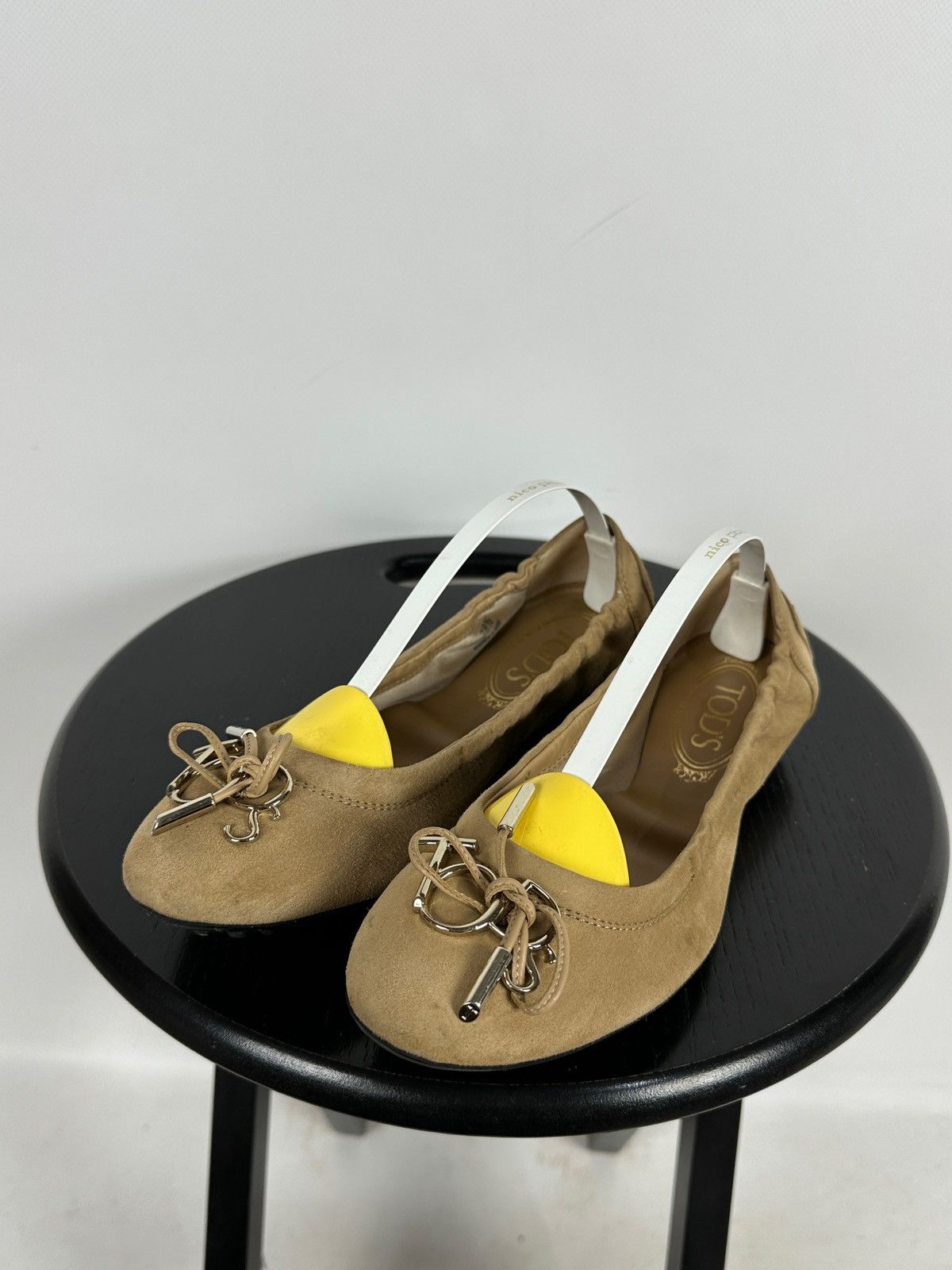 Tod's Tod’s Beige Suede Ballet Flats Size US 8.5 / IT 38.5 - 3 Thumbnail
