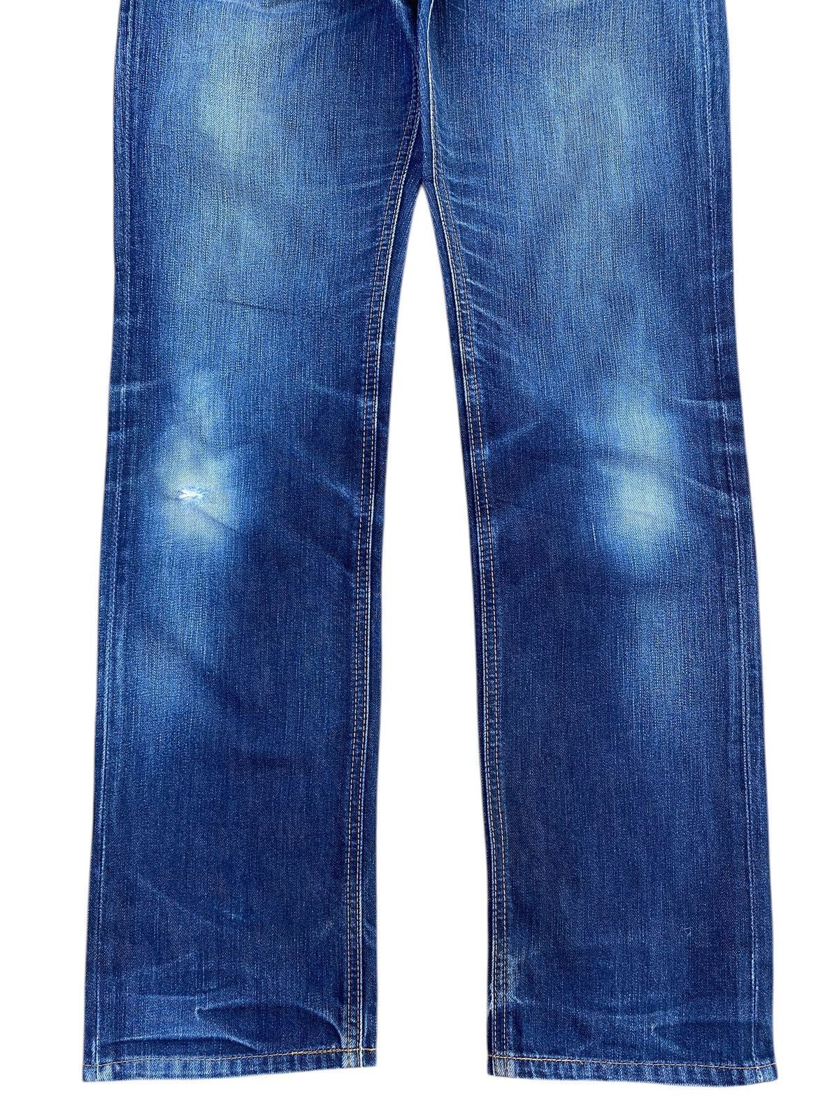 Edwin Vintage Edwin 503 Faded Dark Wash Style Straight Cut Jeans Size US 30 / EU 46 - 9 Thumbnail