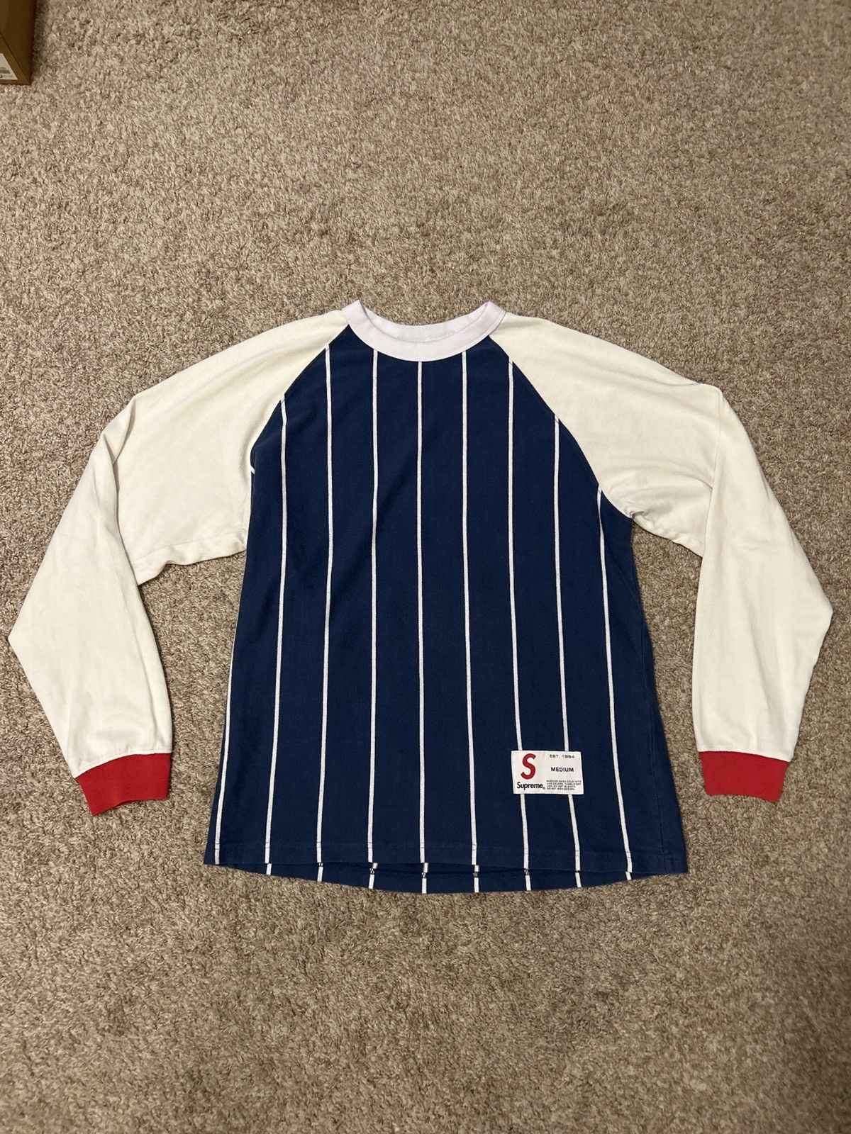 supreme Stripe Raglan L/S Top Supreme The Crow Raglan L/S Top L