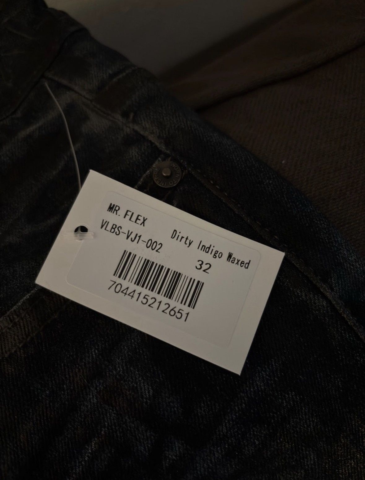 Valabasas Valabasas Dirty Indigo Waxed Jeans – Size 32 – New With Tags Size US 32 / EU 48 - 4 Thumbnail