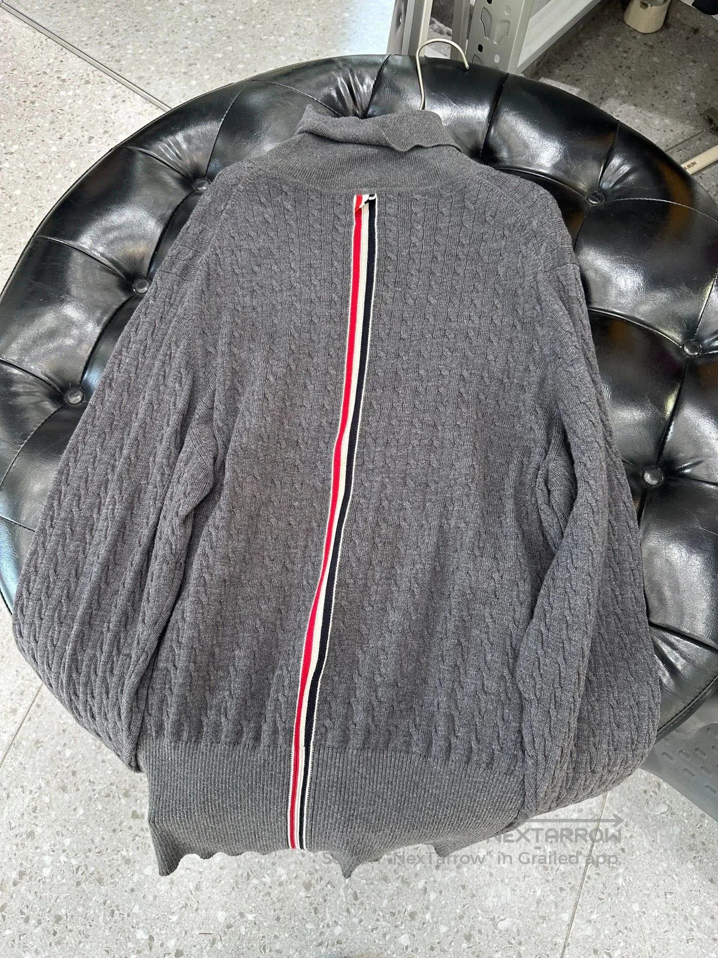Thom Browne Thom Browne High Neck Stripe Wool Sweater. Size US M / EU 48-50 / 2 - 3 Thumbnail