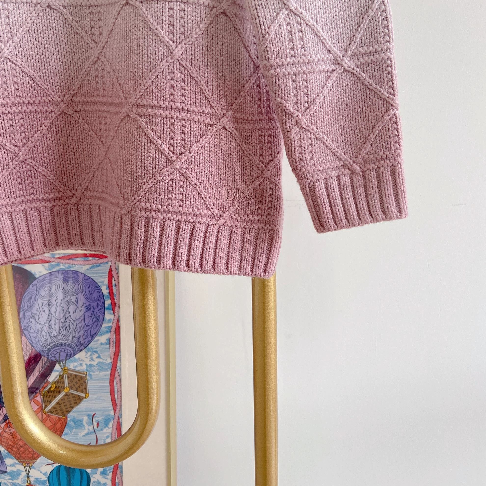 Christian Dior Monsieur Christian Dior Pink Gradient Sweater 5 Size XXL / US 16-18 / IT 52-54 - 4 Thumbnail