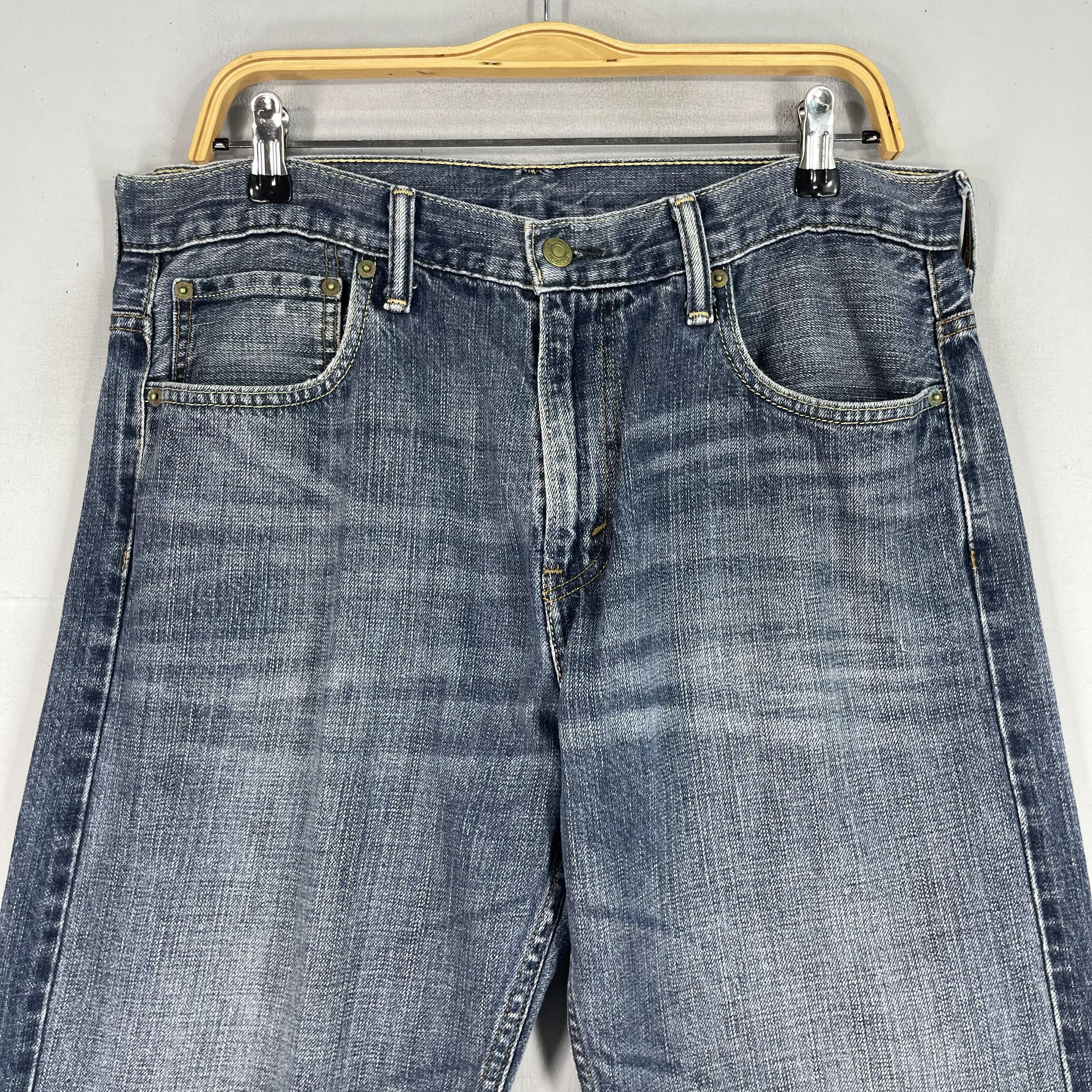 Levi's × Vintage W34 L28 Vintage Levis 569 Loose Straight Distressed Jeans Size US 34 / EU 50 - 2 Thumbnail
