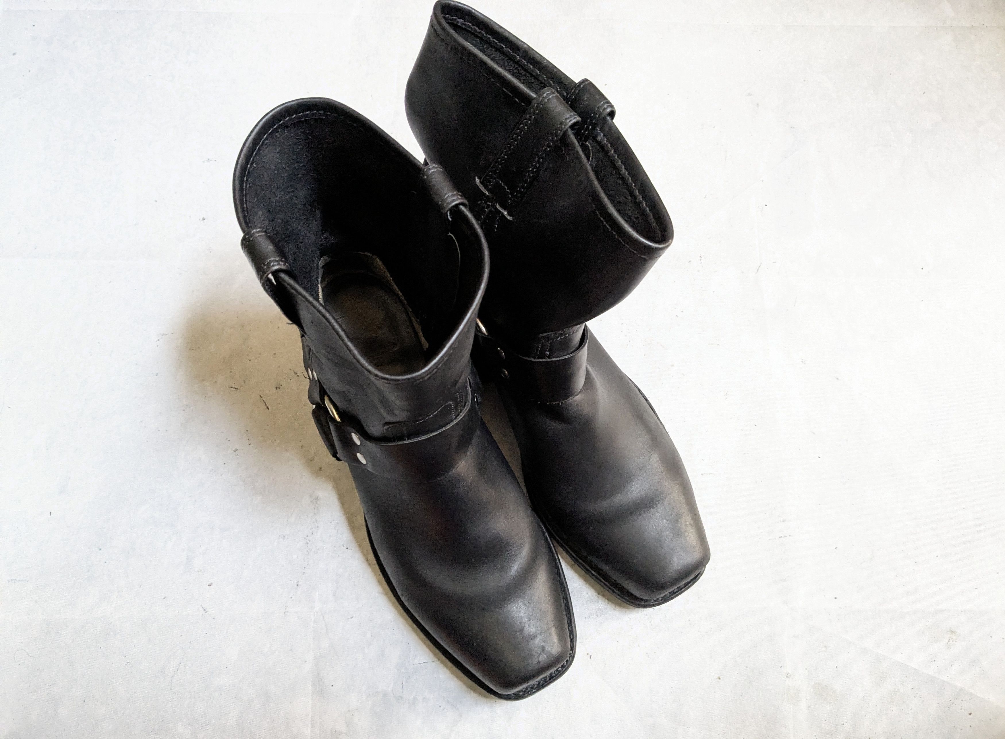 Frye Frye Harness Boots Black 10.5 M Leather USA Size US 10.5 / EU 43-44 - 2 Thumbnail