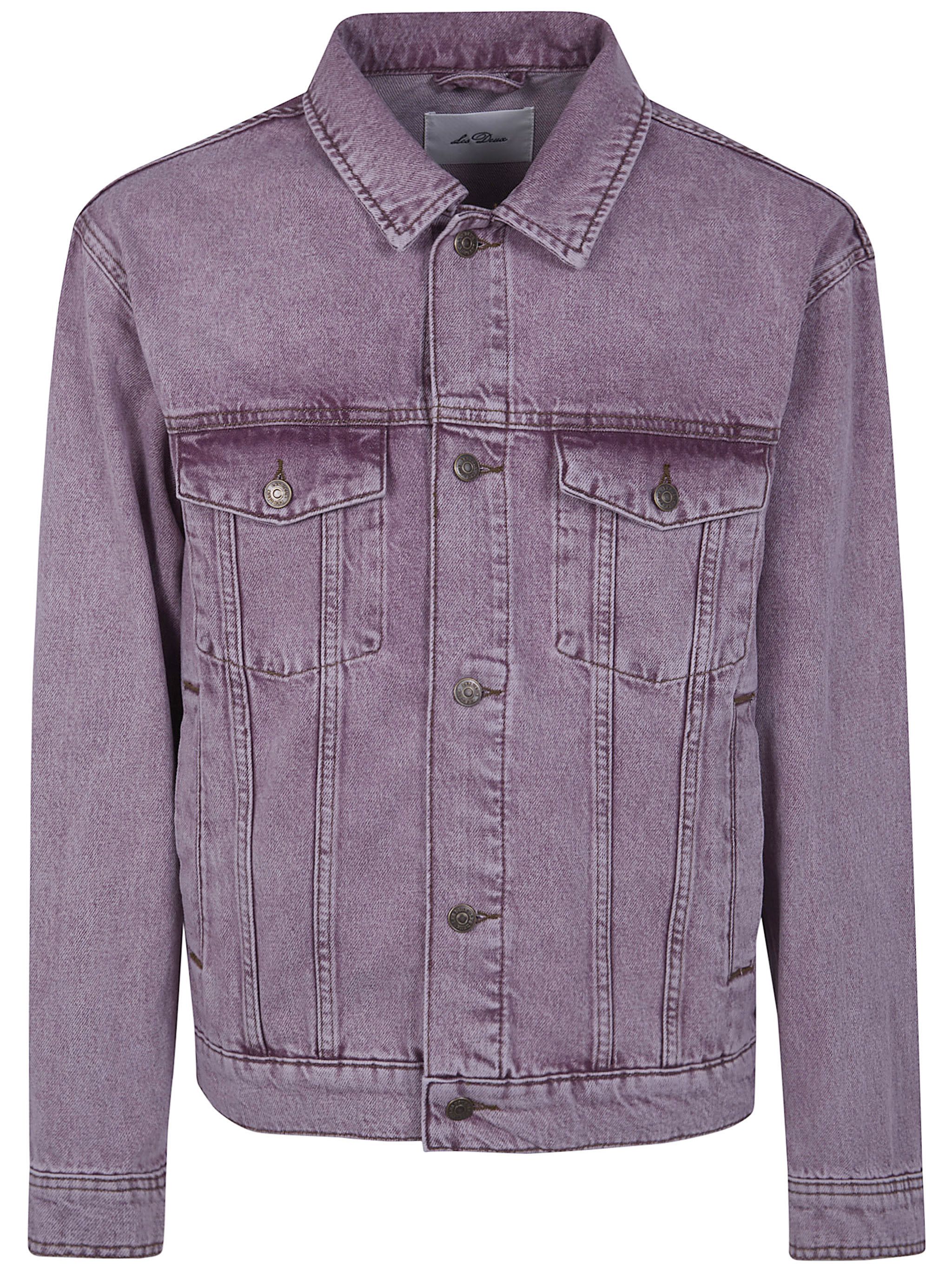 Les Deux "RALLY" LIGHT PINK DENIM JACKET Size US M / EU 48-50 / 2 - 1 Thumbnail
