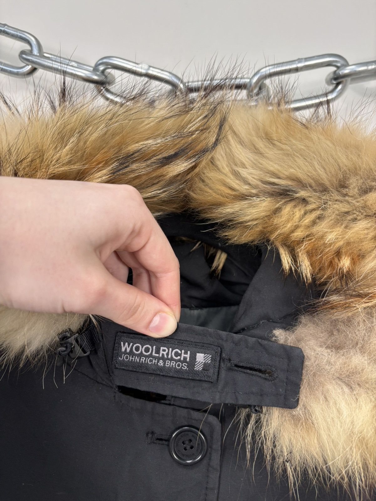 Woolrich Woolen Mills Woolrich Women’s Black Ramar Cloth Arctic Parka Jacket Coat Size S / US 4 / IT 40 - 12 Thumbnail