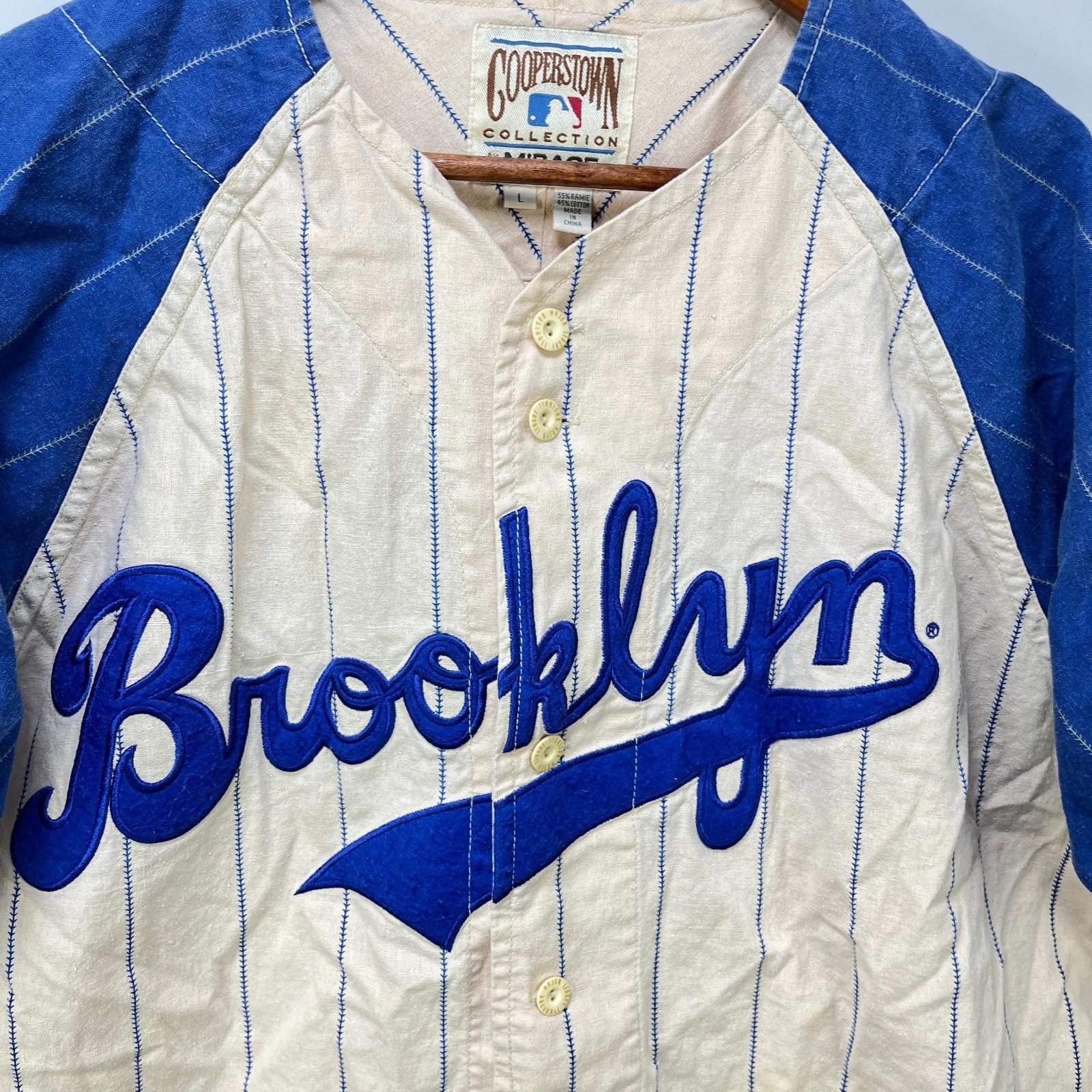Majestic Vintage Brooklyn Dodgers Jackie Robinson Jersey L Size ONE SIZE - 2 Thumbnail