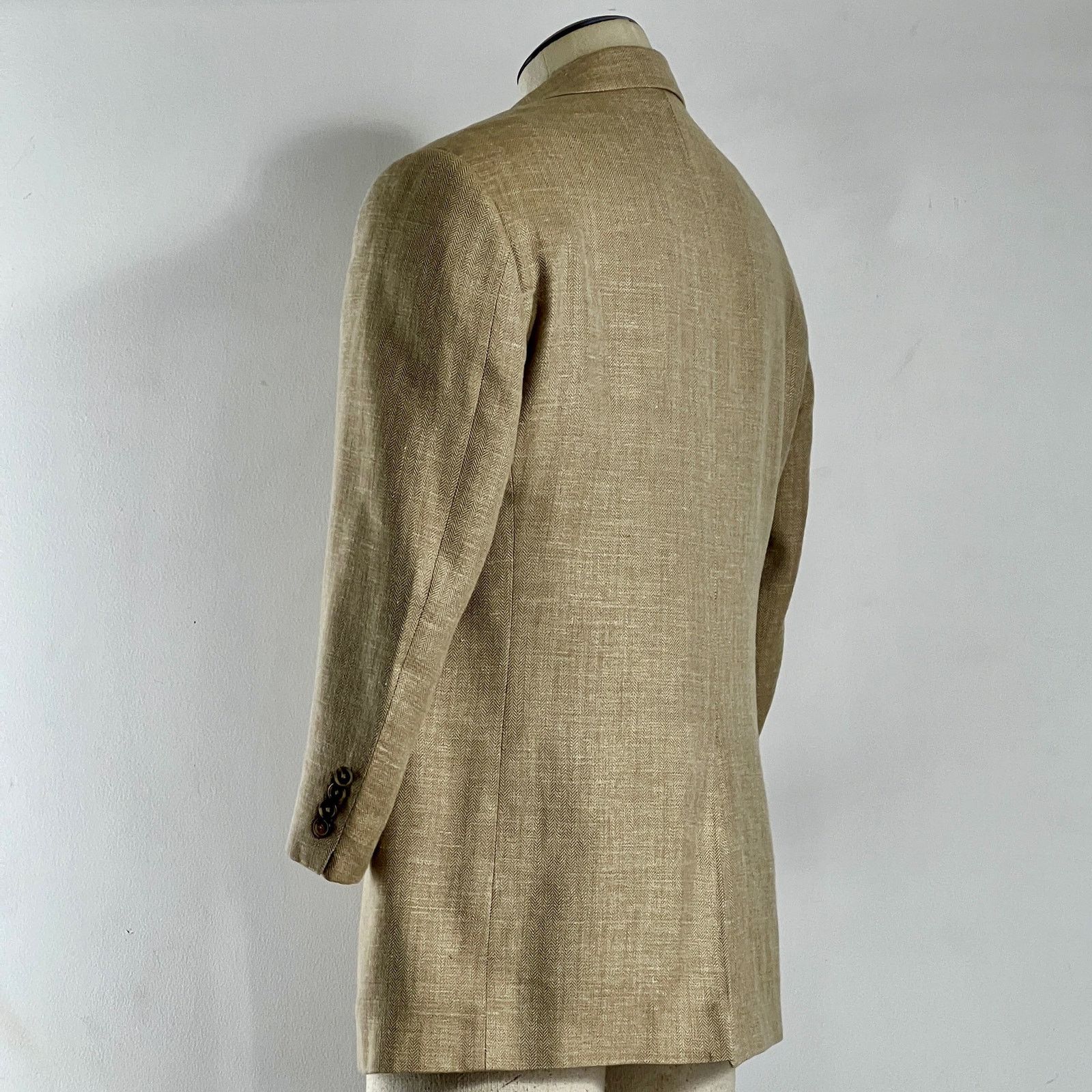 Brooks Brothers Brooks Brothers Madison Mens Silk Blazer Beige Jacket Sz 41R Size US M / EU 48-50 / 2 - 14 Thumbnail