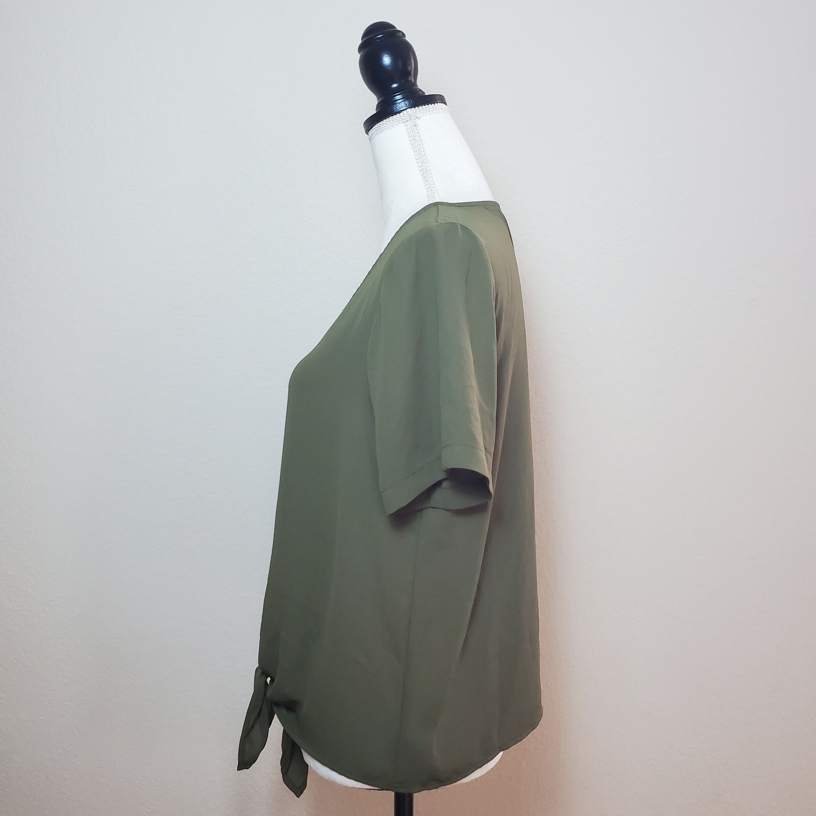 Madewell Madewell Green Novel Tie Top Medium Size M / US 6-8 / IT 42-44 - 4 Thumbnail
