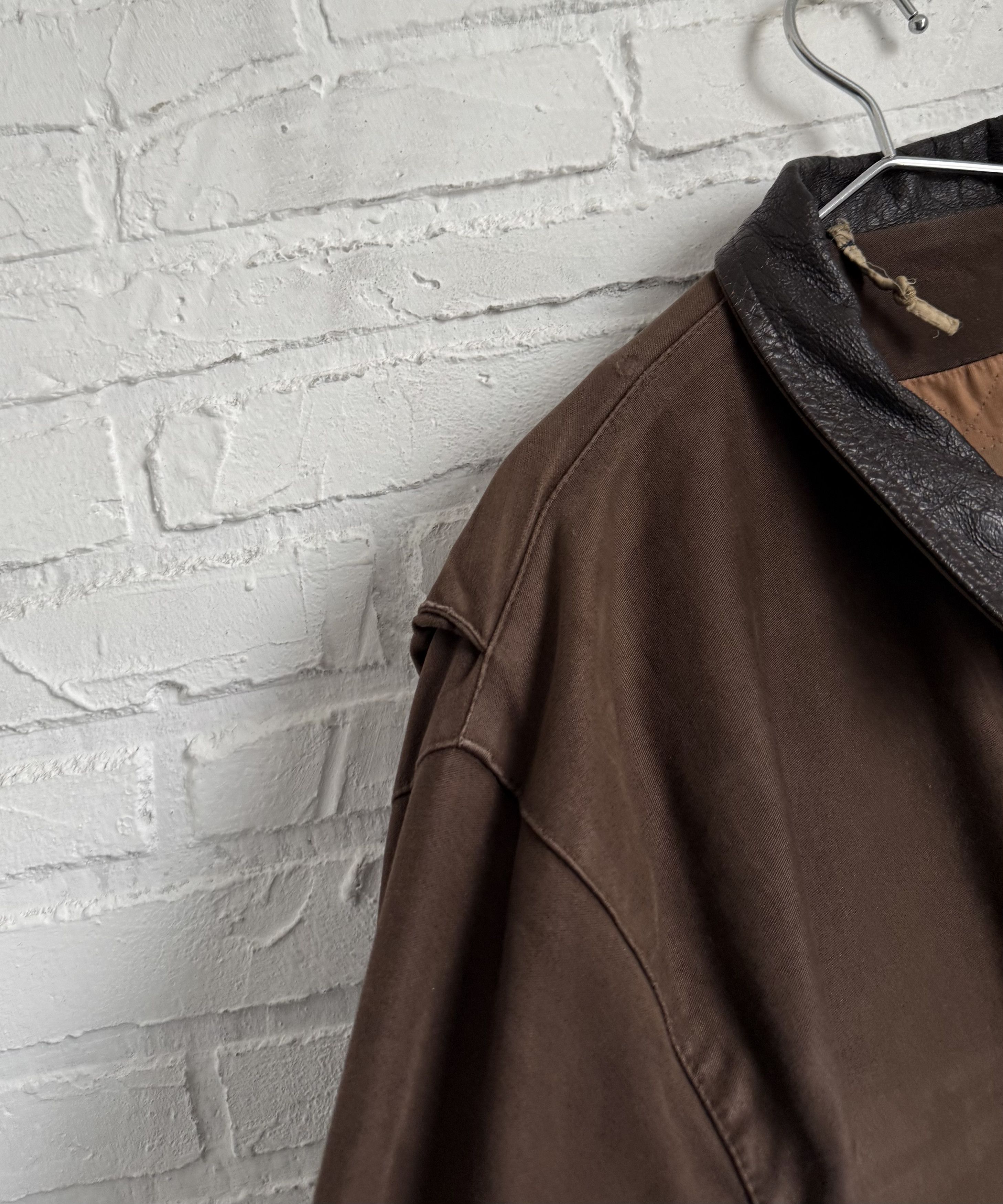 Barbour Vintage Barbour A783 Moleskin Jacket Brown Leather Collar Size US L / EU 52-54 / 3 - 16 Thumbnail