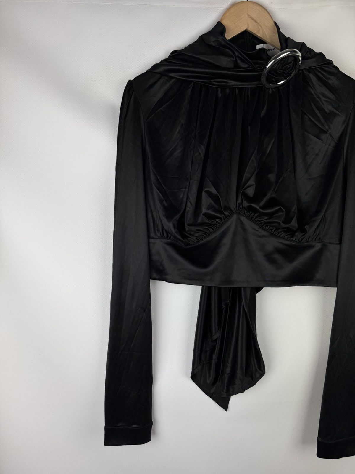 Paco Rabanne Paco Rabanne H&M Ladies Long Sleeve Buckle Top Blouse Tunic Size XXL / US 16-18 / IT 52-54 - 2 Thumbnail