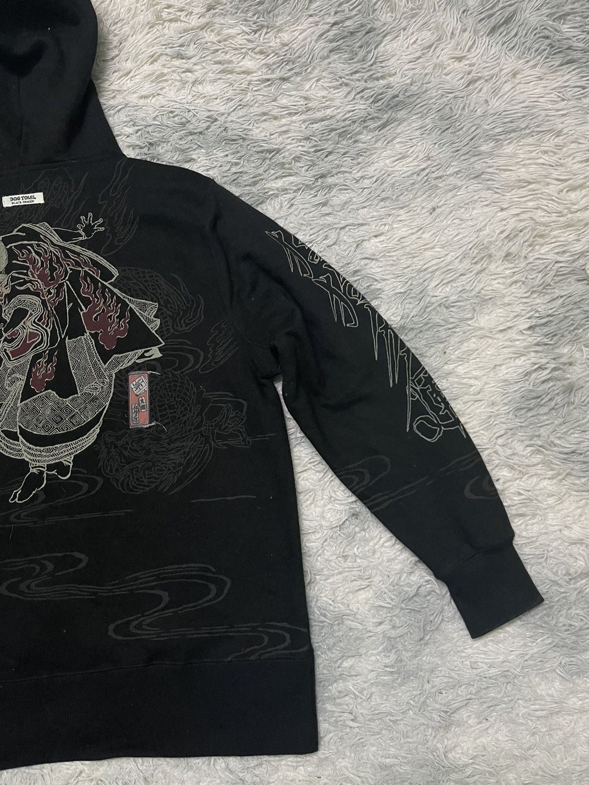 Dogtown 2000s DOG TOWN BLACK DRAGON HOODIE JACKET RARE DESIGN Size US XL / EU 56 / 4 - 17 Thumbnail
