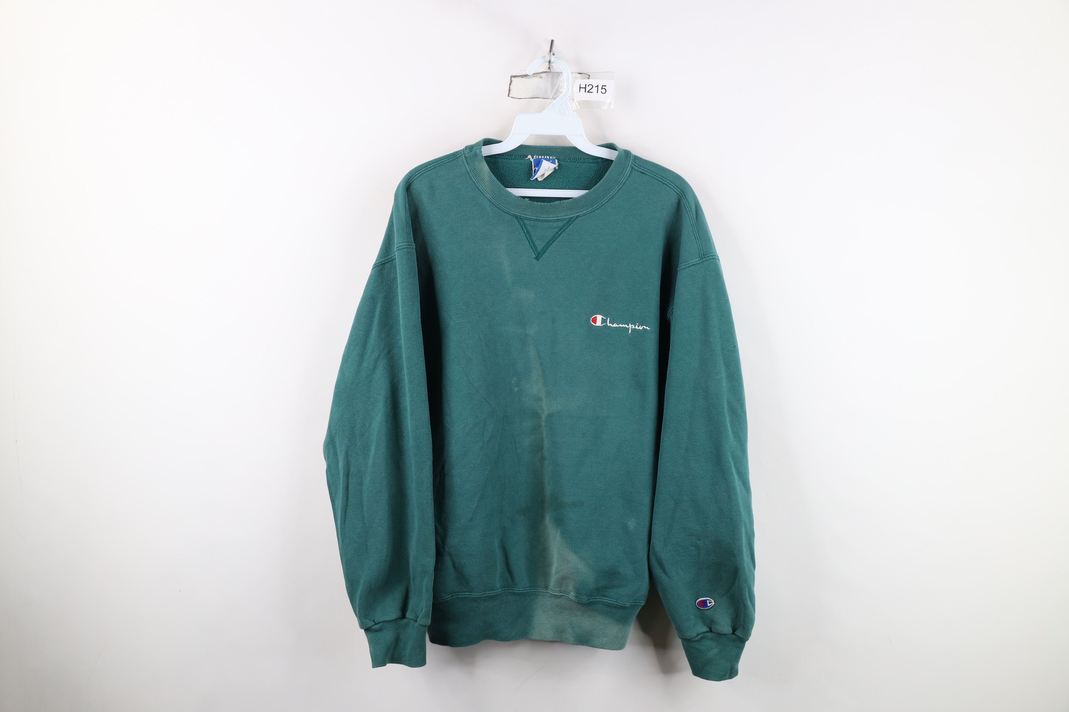 Champion Vintage 90s Champion Spell Sun Faded Crewneck Sweatshirt USA Size US XL / EU 56 / 4 - 1 Thumbnail