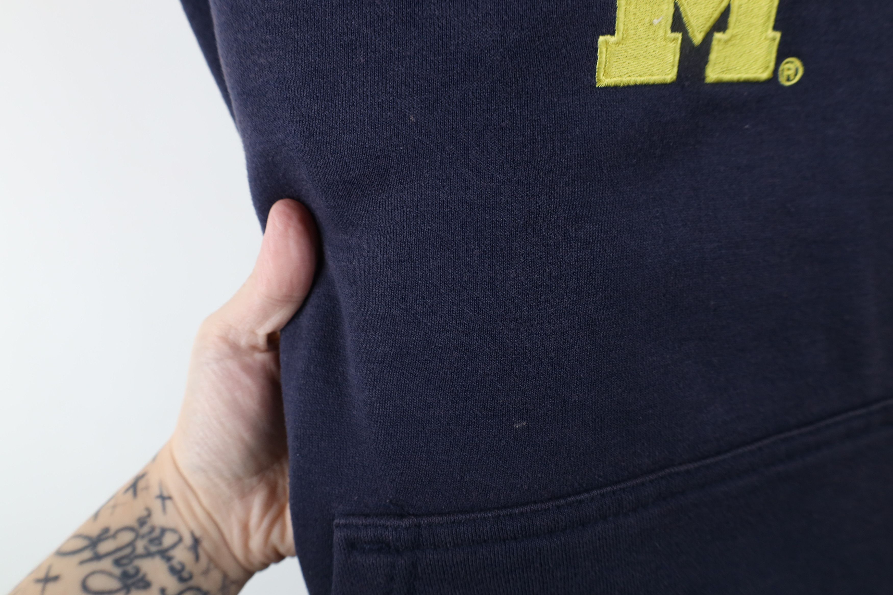 Vintage Vintage Spell University of Michigan Hoodie Sweatshirt Blue Size US L / EU 52-54 / 3 - 8 Thumbnail