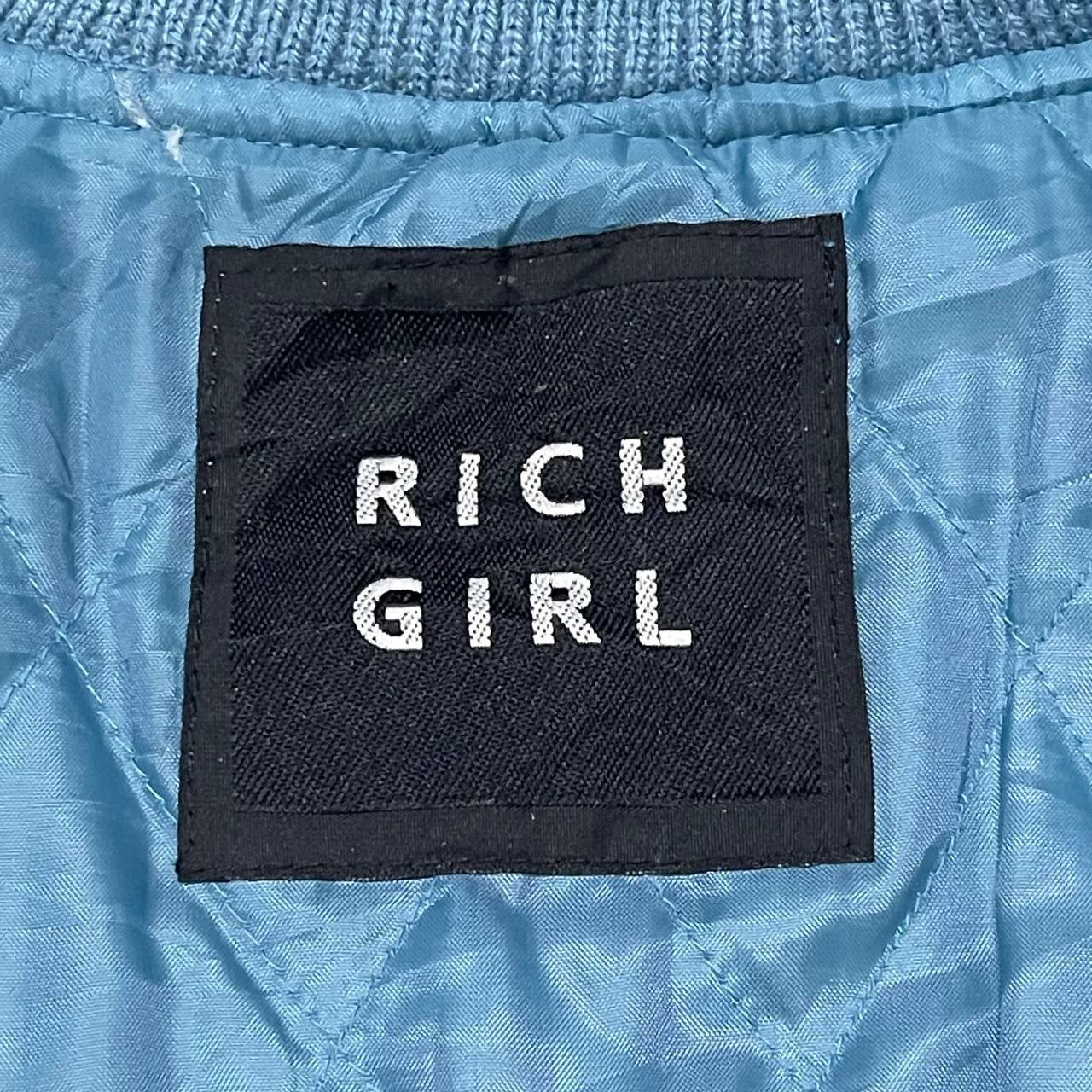 Japanese Brand Vintage Rich Girl Wool Varsity Jacket Size M / US 6-8 / IT 42-44 - 7 Thumbnail