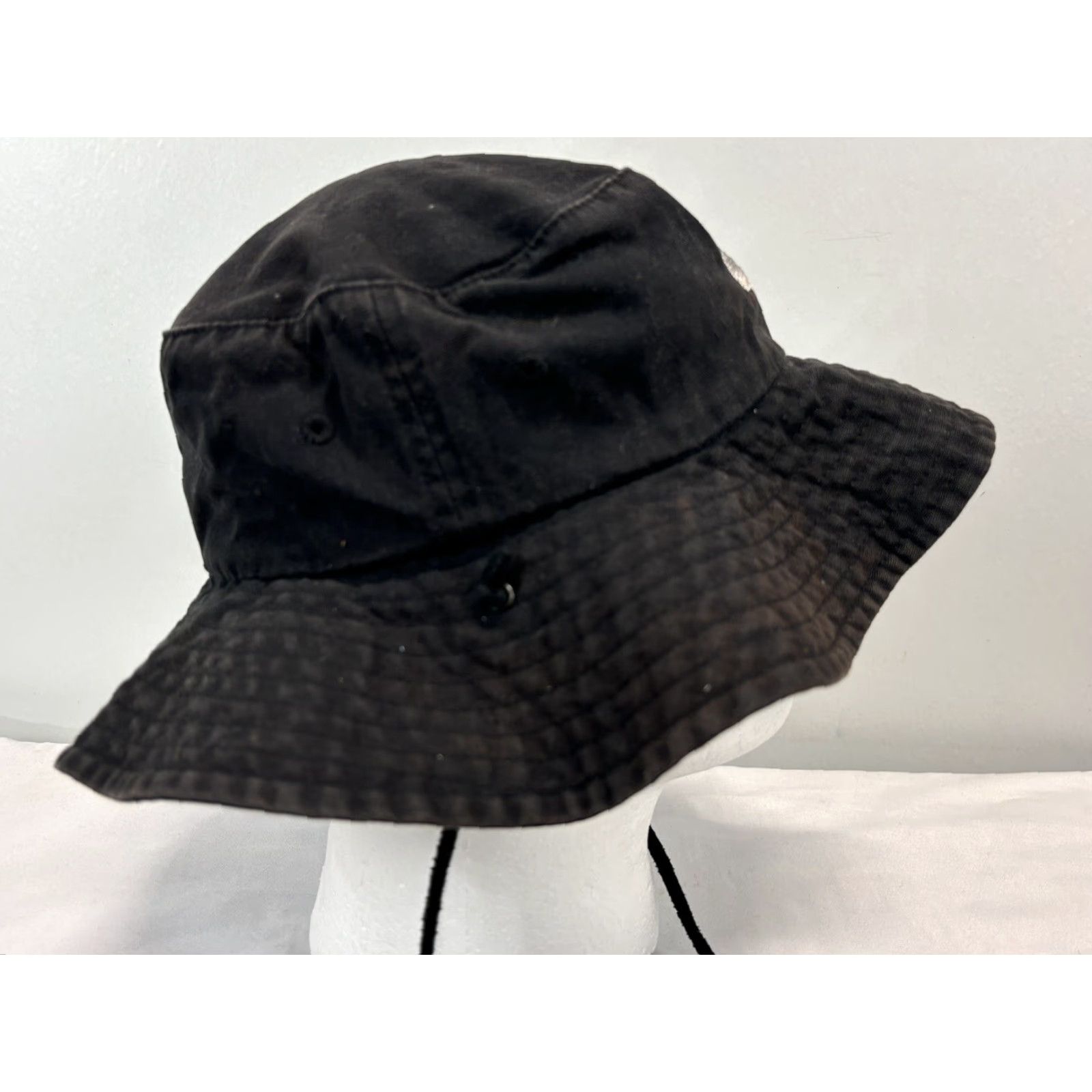 Quiksilver Quiksilver Boonie Hat Category: Hat Adult S Black Twill Adjustable Chin Strap Casual Travel Outdoor Mens Size ONE SIZE - 5 Thumbnail