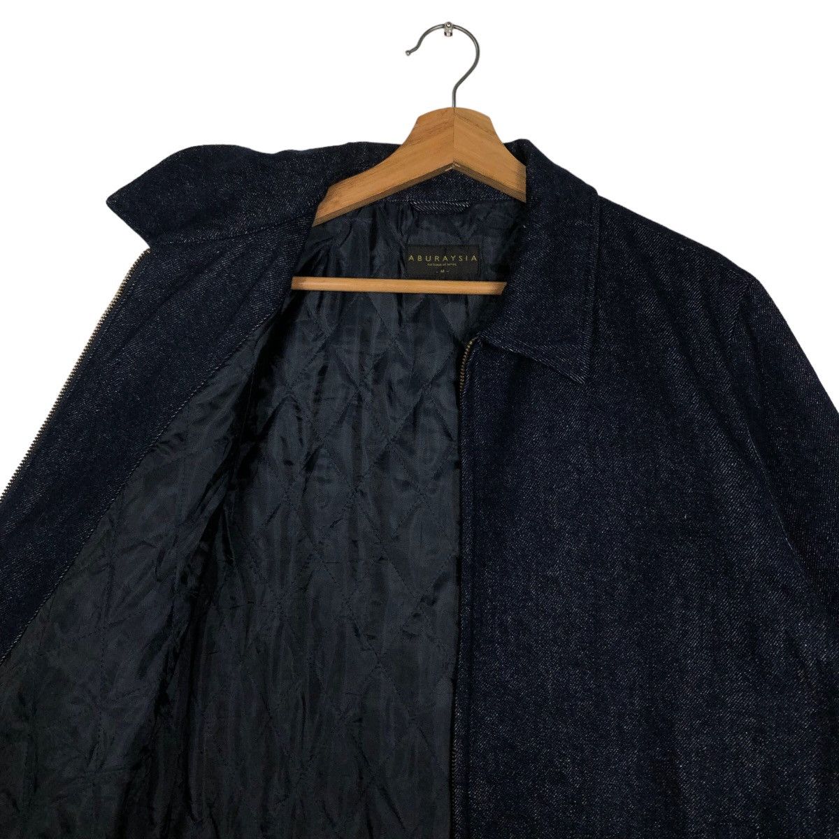 Japanese Brand 🔥90’s Vintage Denim Biker Jacket Aburaysia Issey Miyake Size US M / EU 48-50 / 2 - 10 Thumbnail
