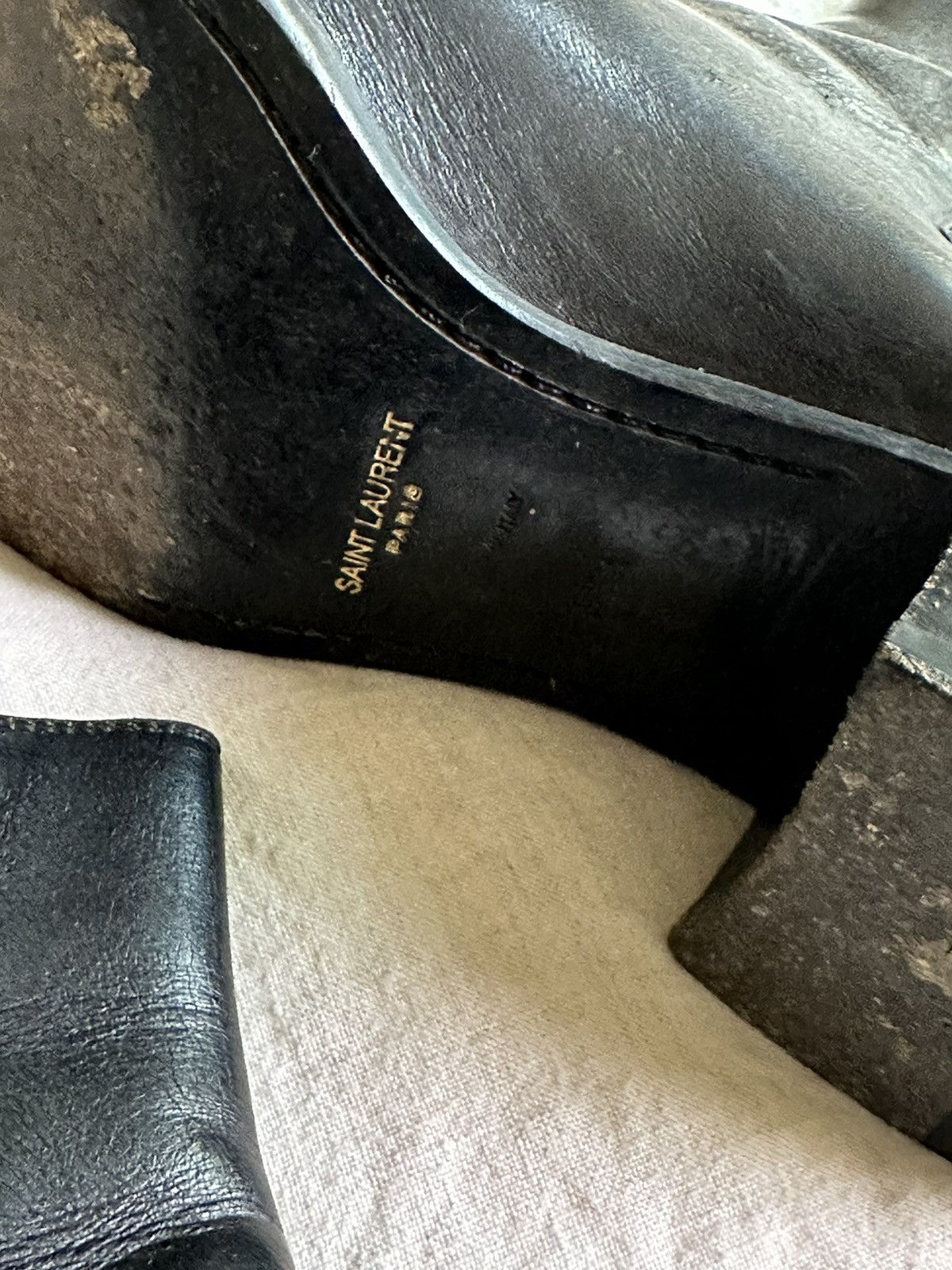 Yves Saint Laurent Hedi Slimane Saint Laurent Chelsea Boot Size US 6.5 / EU 39-40 - 2 Thumbnail
