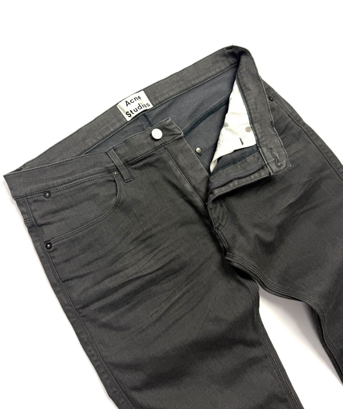 Acne Studios Acne Studios Vintage Stretch Jeans Gray Denim Slim Pants Size US 34 / EU 50 - 3 Thumbnail