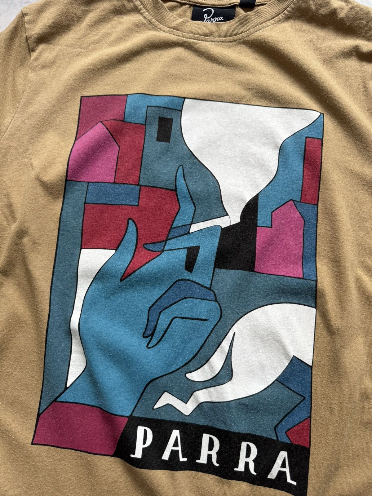 Parra × Vintage Parra big logo tee cigarette smoke Size US M / EU 48-50 / 2 - 2 Thumbnail