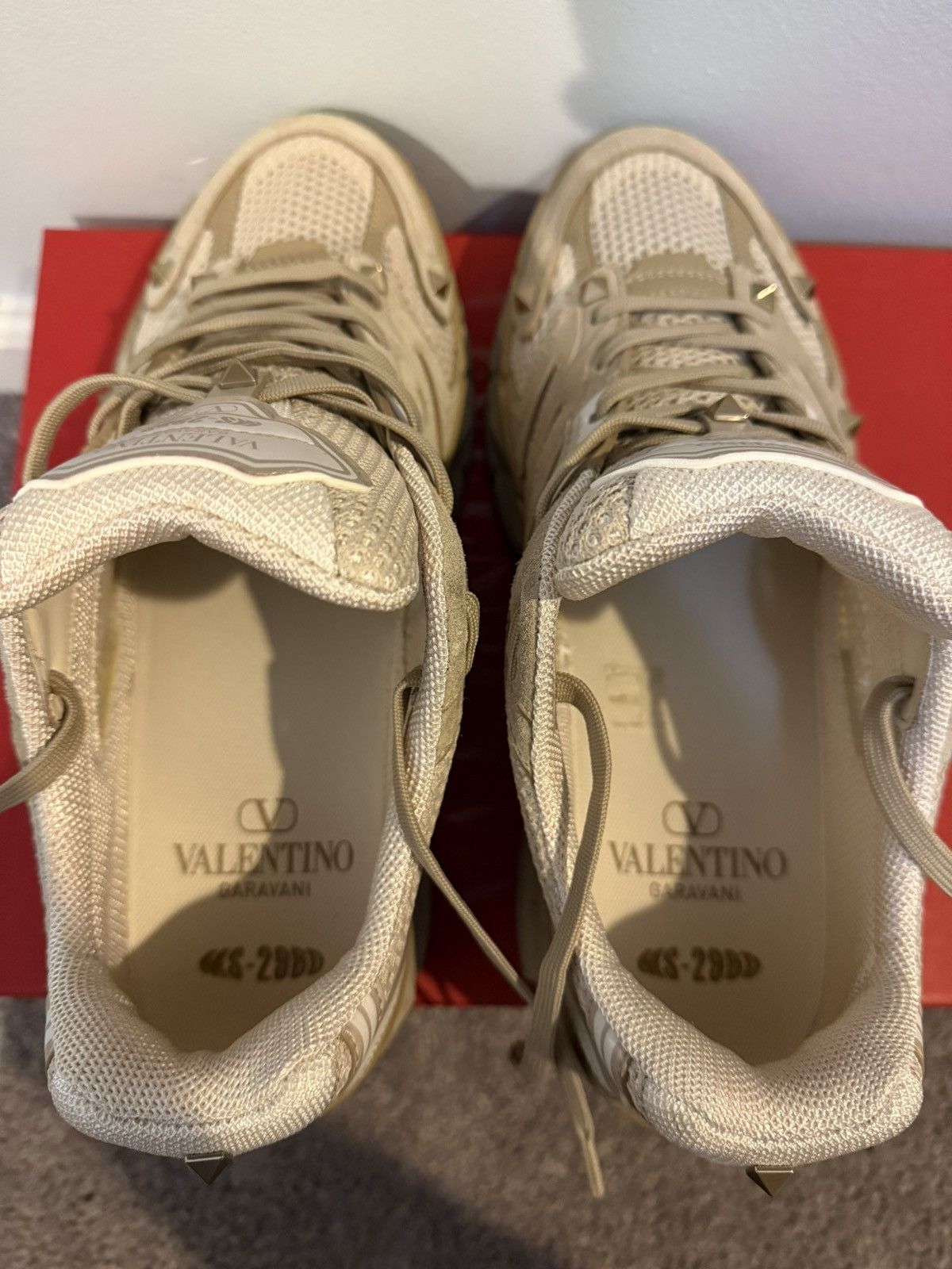 Valentino MS-2960 panelled sneakers Size US 10 / EU 43 - 9 Thumbnail