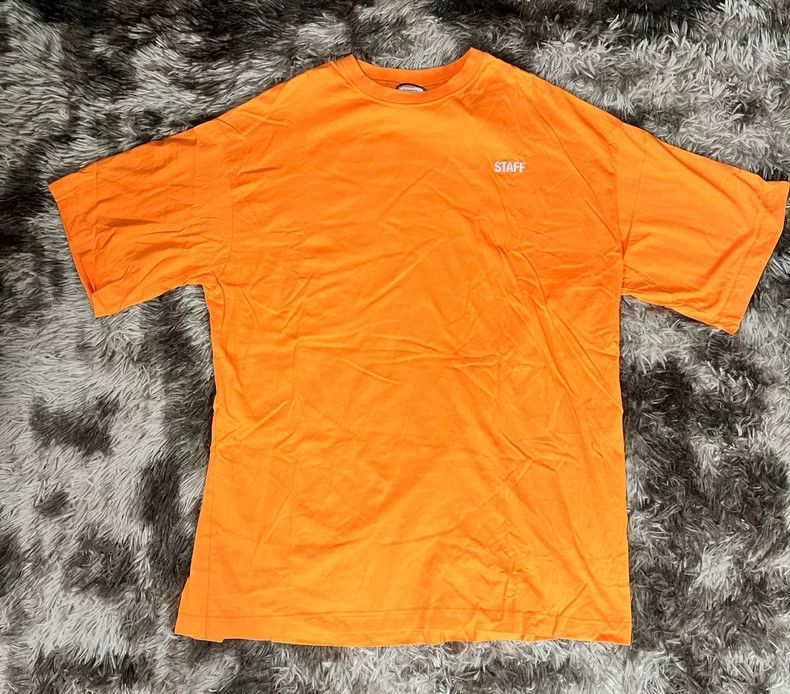 vetements Staff 3M reflective employee short sleeves 2505-N