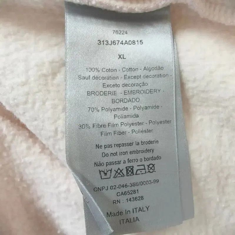 Dior Dior Pink Cotton Men's Sweatshirt . Size US XL / EU 56 / 4 - 4 Thumbnail
