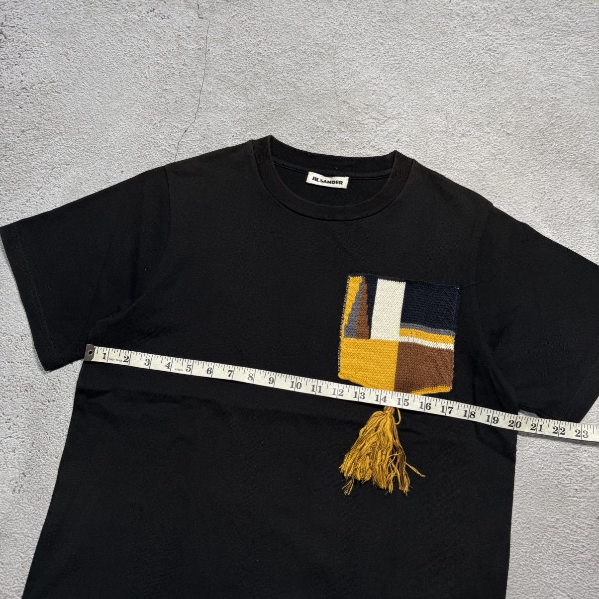 Jil Sander Jil Sander Black Pocket Tassel T-Shirt Size US M / EU 48-50 / 2 - 8 Thumbnail