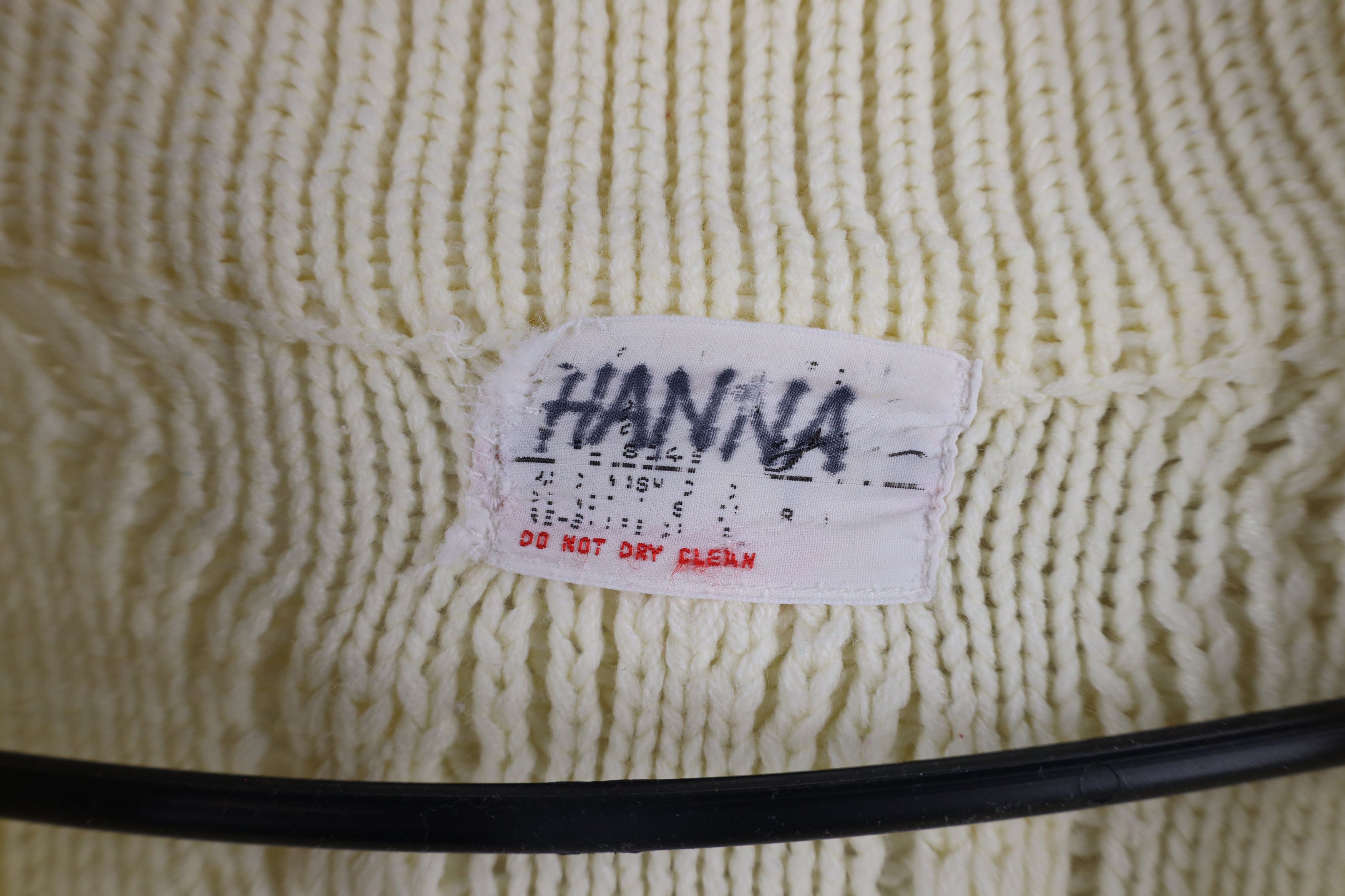 Vintage Vintage 60s 70s Streetwear Fisherman Knit Cardigan Sweater Size M / US 6-8 / IT 42-44 - 7 Thumbnail