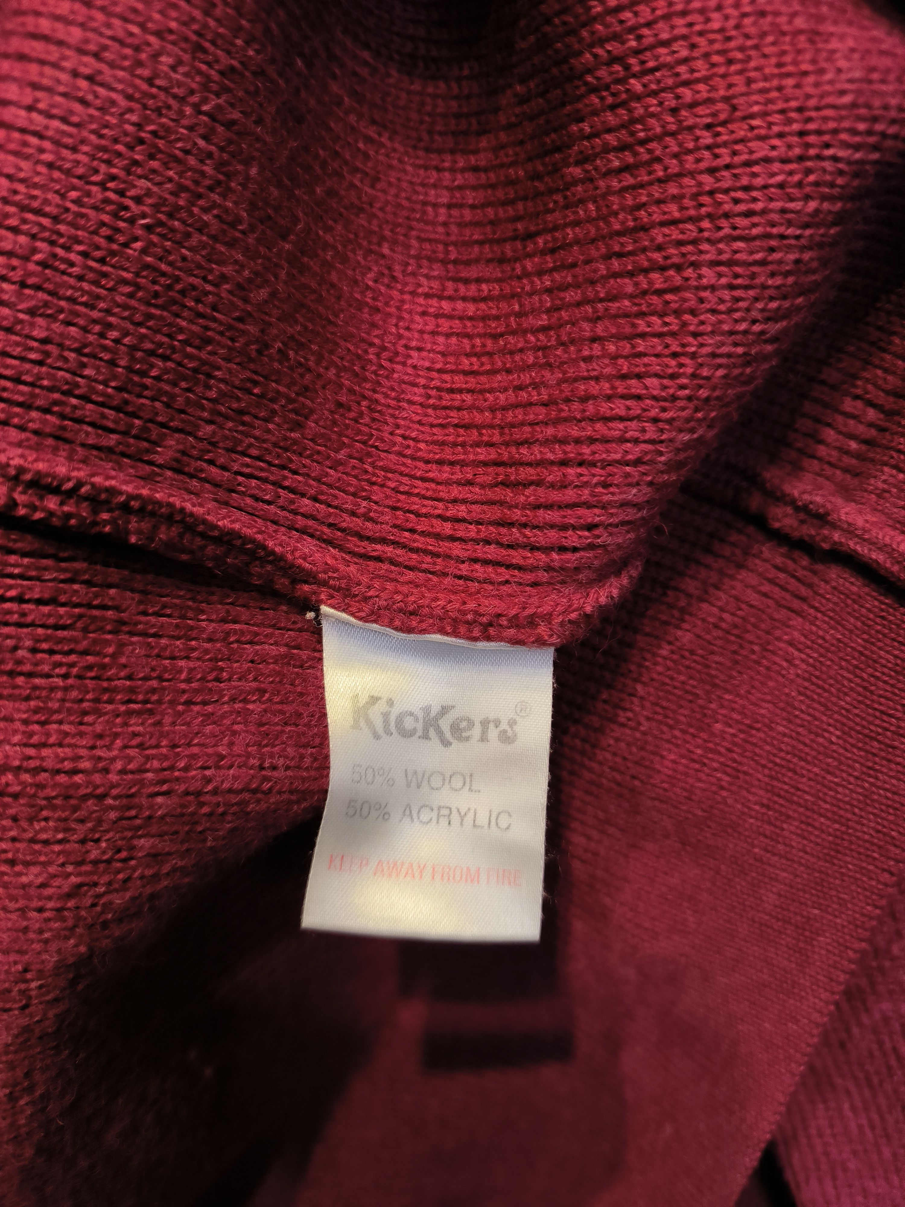 Kickers × Vintage Kickers Vintage Sweatshirt Wool Big Logo Sweater Crewneck Size US M / EU 48-50 / 2 - 5 Thumbnail