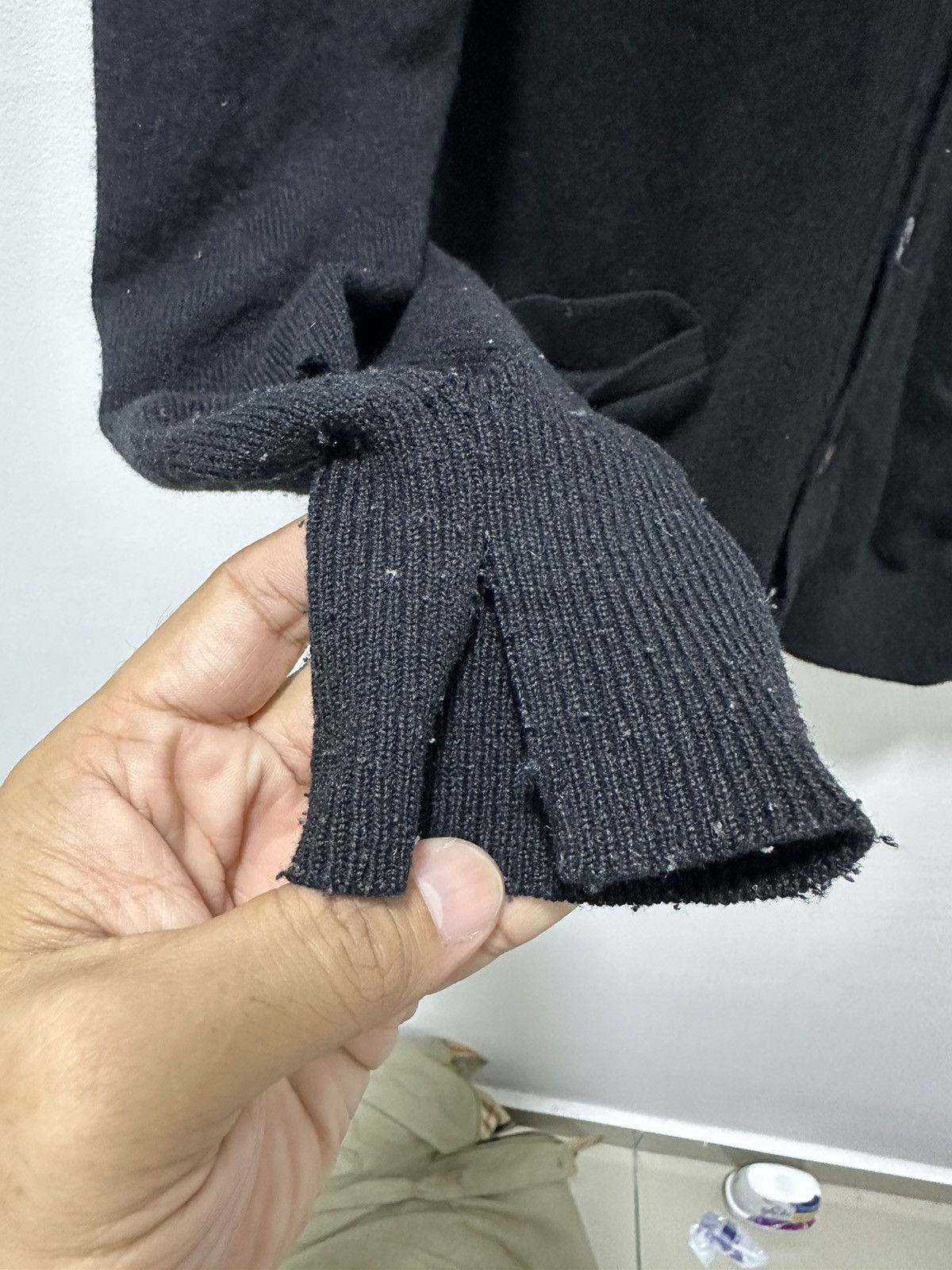 Issey Miyake Vintage Issey Miyake Cardigan Wool Distressted Size US M / EU 48-50 / 2 - 6 Thumbnail