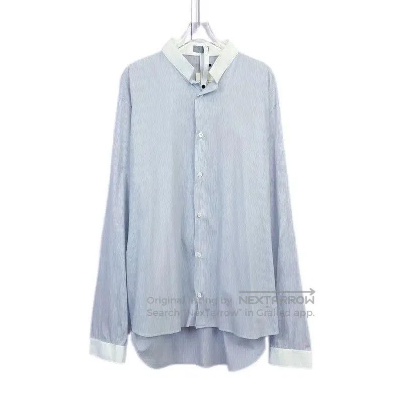 Dior Dior Blue Cotton Long Sleeve Shirt . Size XL / US 12-14 / IT 48-50 - 1 Thumbnail