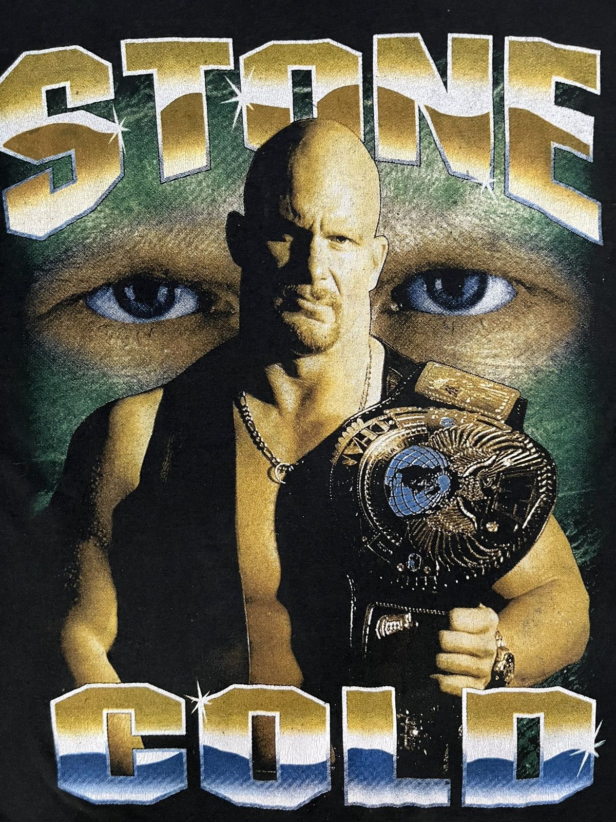 Rap Tees × Vintage × WWE Vintage Stone Cold 90s t shirt Size US L / EU 52-54 / 3 - 3 Thumbnail