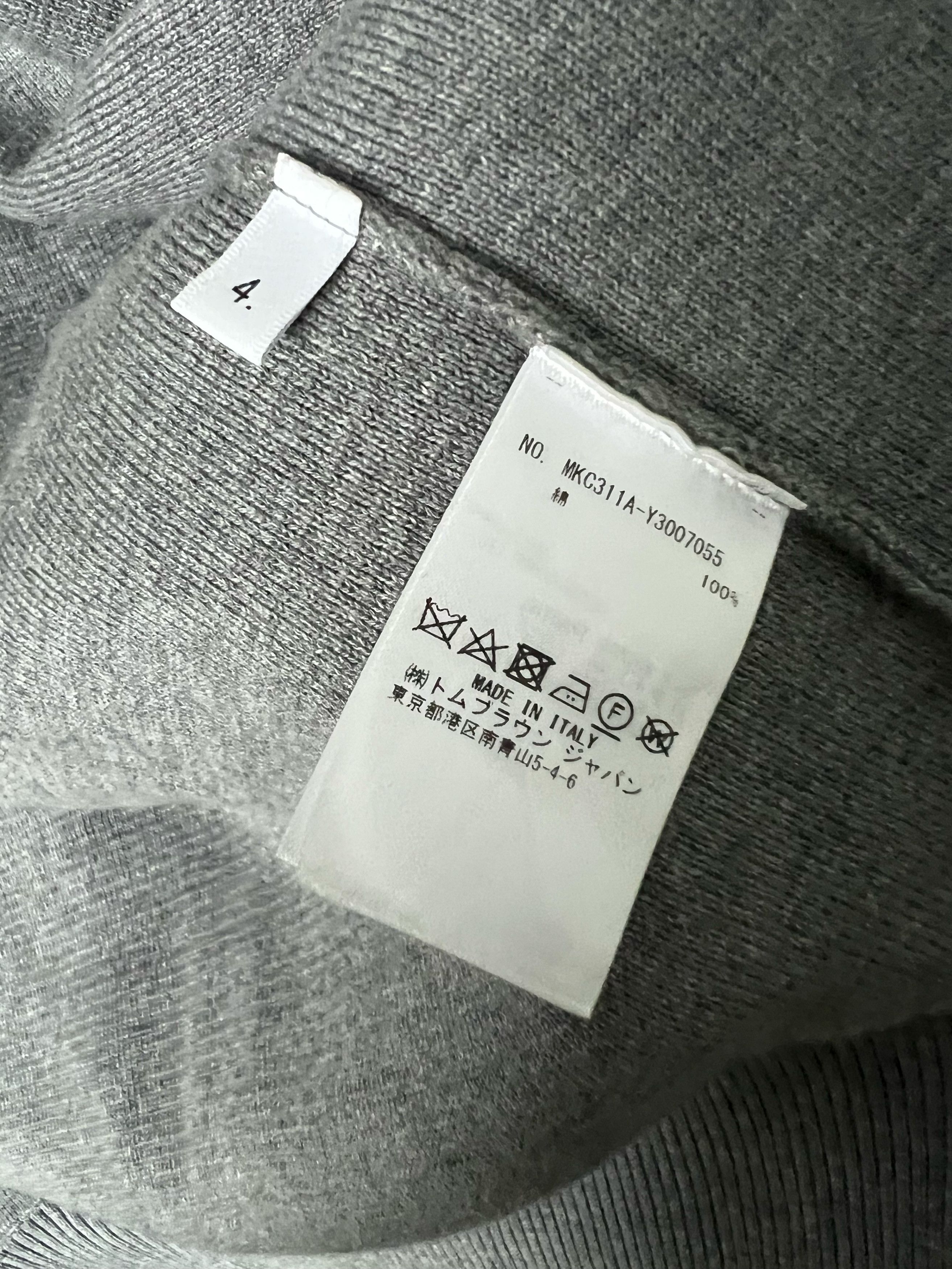 Thom Browne Thom Browne Grey Milano Stitch Long Cardigan Size 4 Size XXL / US 16-18 / IT 52-54 - 7 Thumbnail