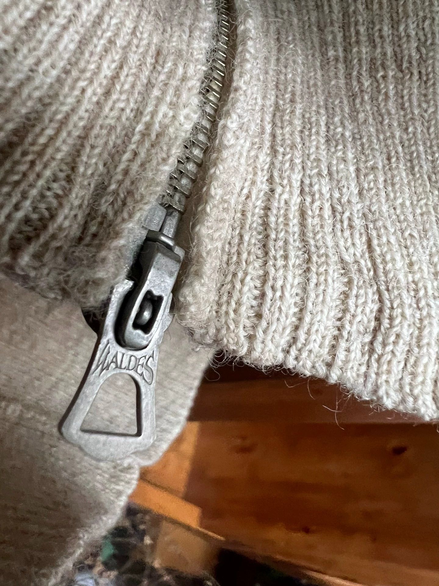 PHIGVEL MAKERS & Co. PMC Vintage Zipper Wool Jacket Oatmeal 1 Size US S / EU 44-46 / 1 - 4 Thumbnail