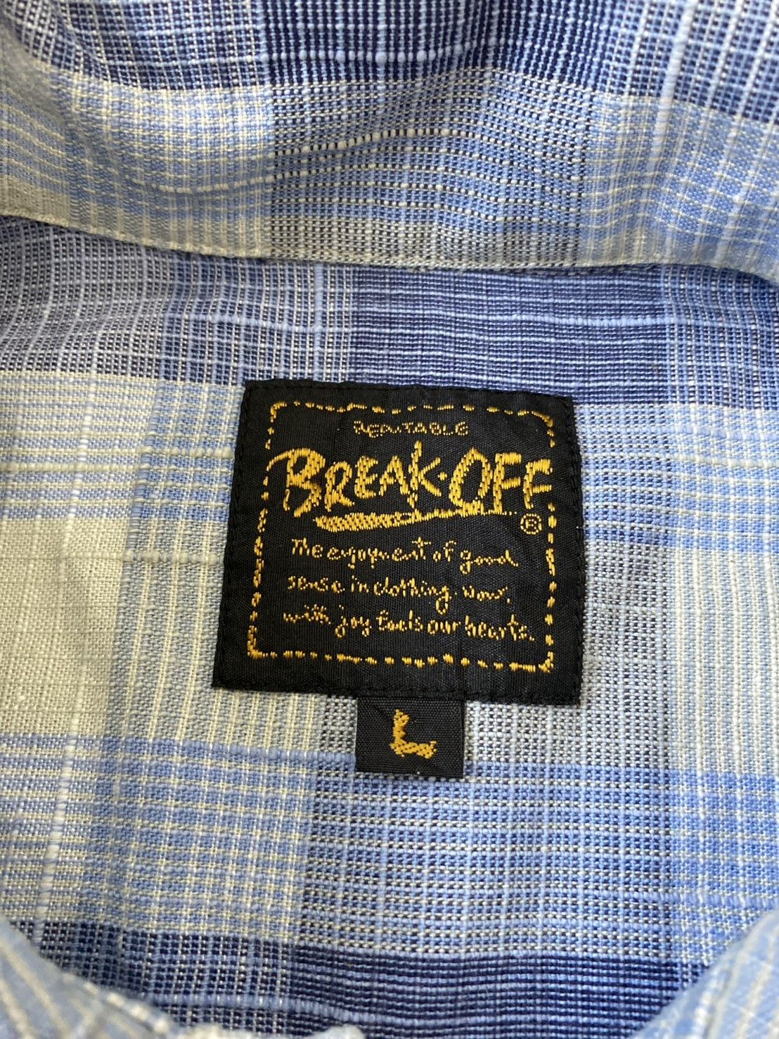Vintage Vintage Break Off Plaid Shirt Size US L / EU 52-54 / 3 - 3 Thumbnail