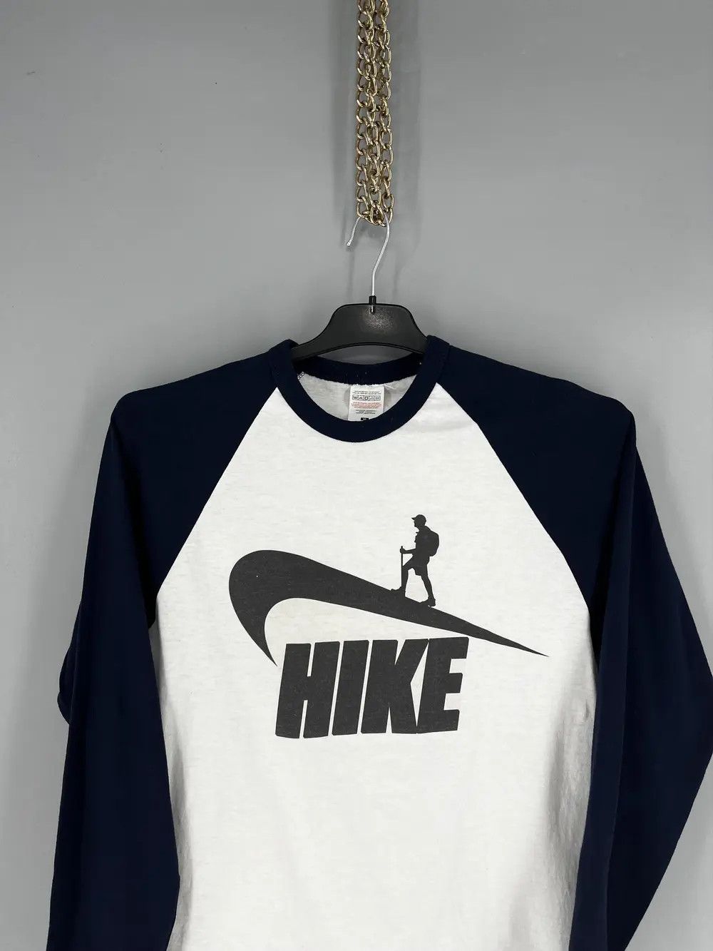 Vintage Vintage 90s "Nike" Hike T-Shirt Big Tag Size US M / EU 48-50 / 2 - 6 Thumbnail