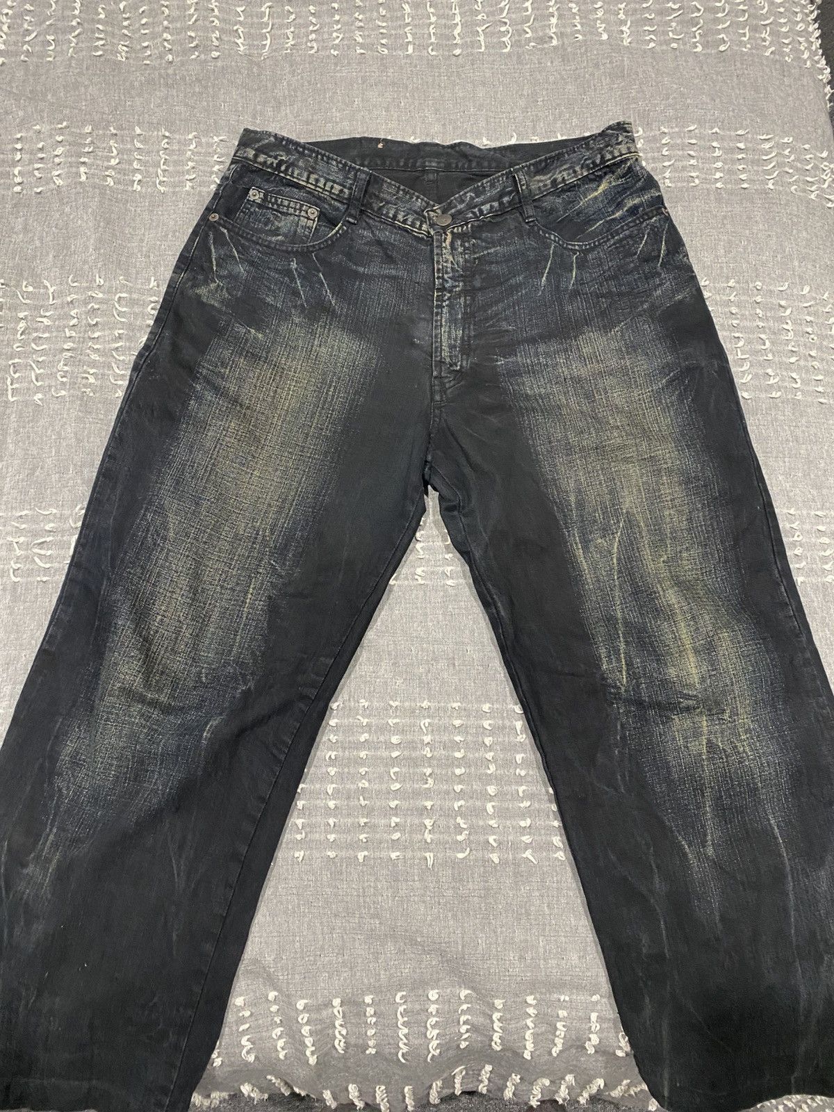 Other Vintage Buh Maa jeans Size US 38 / EU 54 - 1 Thumbnail