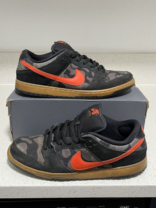 Nike Size 13 - Nike SB Dunk Low Premium Brian Anderson Camo 2014