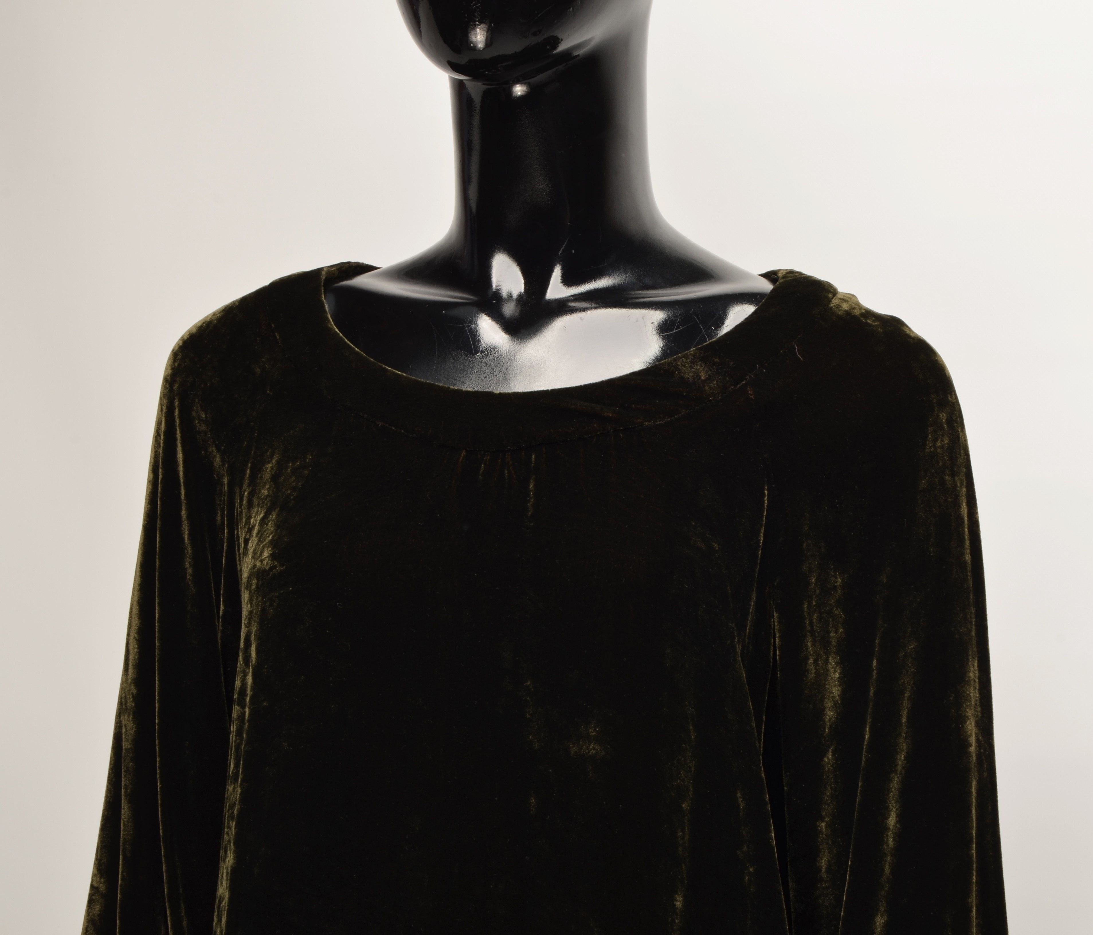 Isabel Marant Etoile Dark Green Velour Blouse Top