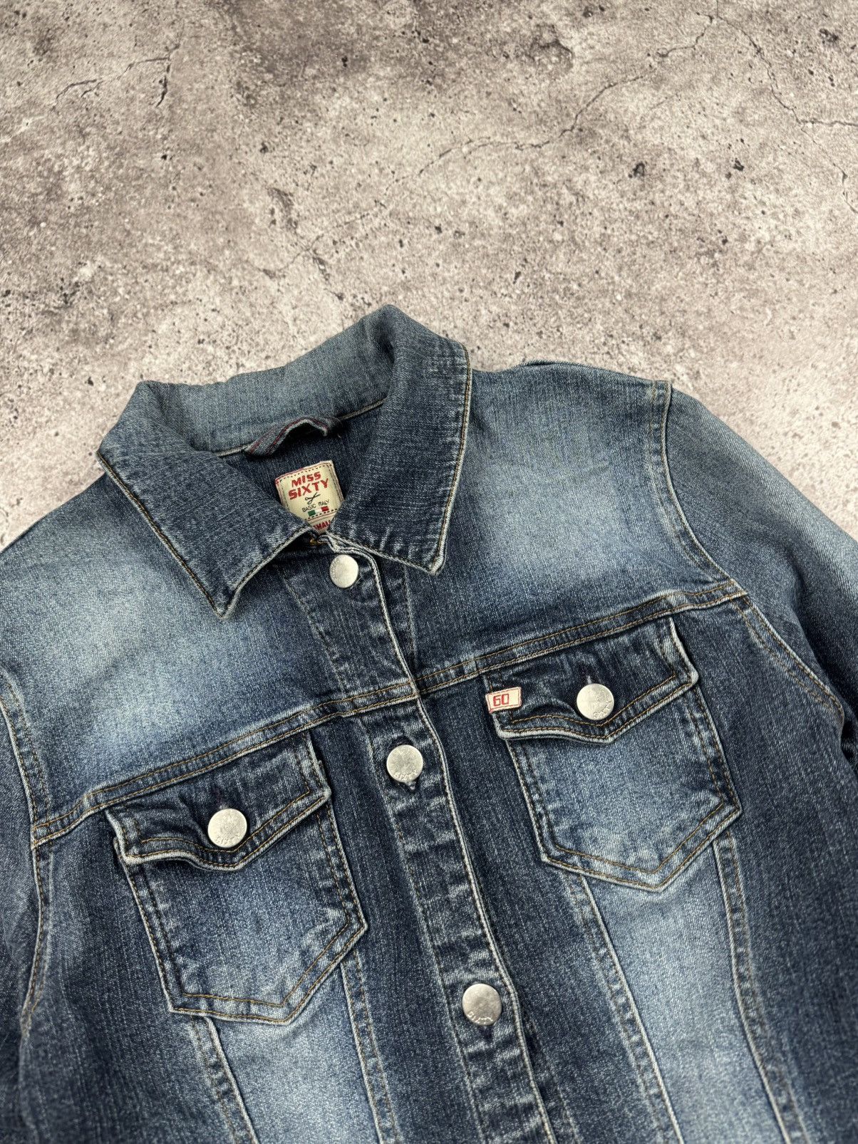 Miss Sixty Vintage Y2K Miss Sixty Denim Jacket Streetwear 90s Style Size S / US 4 / IT 40 - 3 Thumbnail