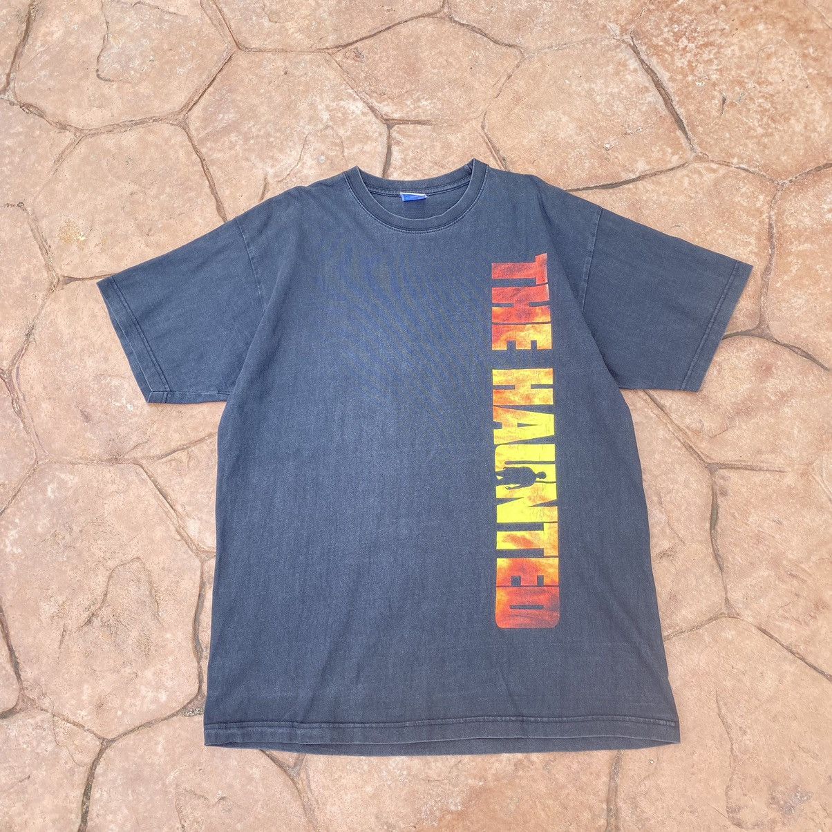 Band Tees Thrashed Faded Vintage Y2K The Haunted Swedish Metal Band Size US XL / EU 56 / 4 - 5 Thumbnail
