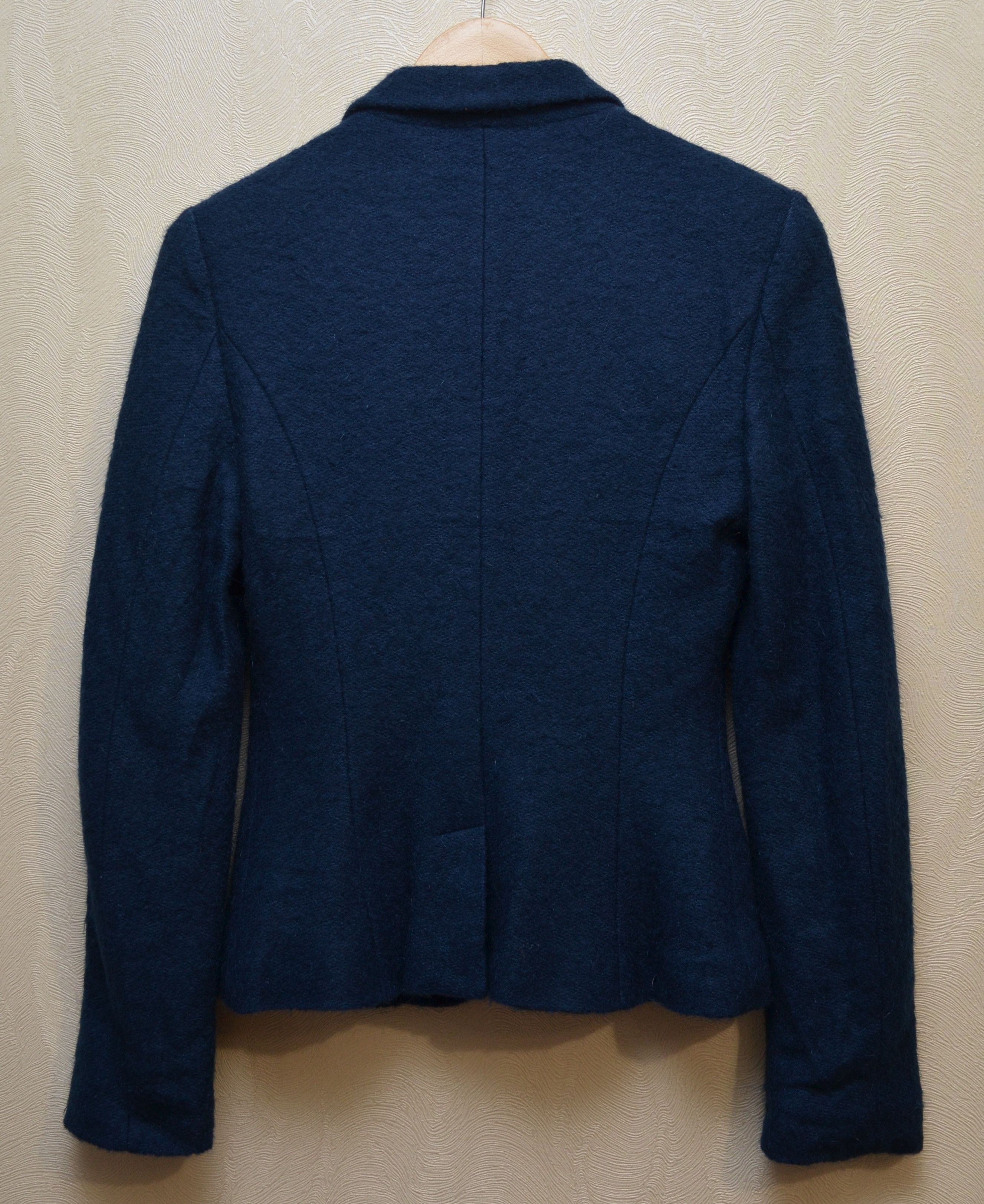 Kenzo Kenzo Jungle Navy Mohair Blend Blazer Jacket Size FR36 / XS Size XS / US 0-2 / IT 36-38 - 5 Thumbnail