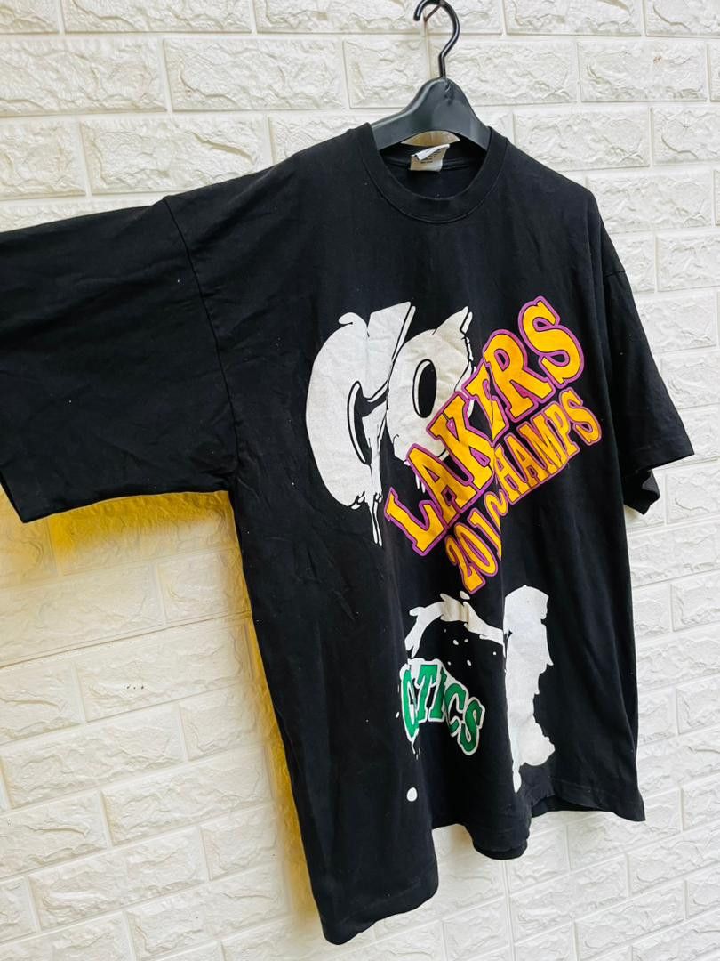 Japanese Brand × Vintage Vintage Lakers Celtics Hip Hop Designer Fashion Style Size US XXL / EU 58 / 5 - 5 Thumbnail