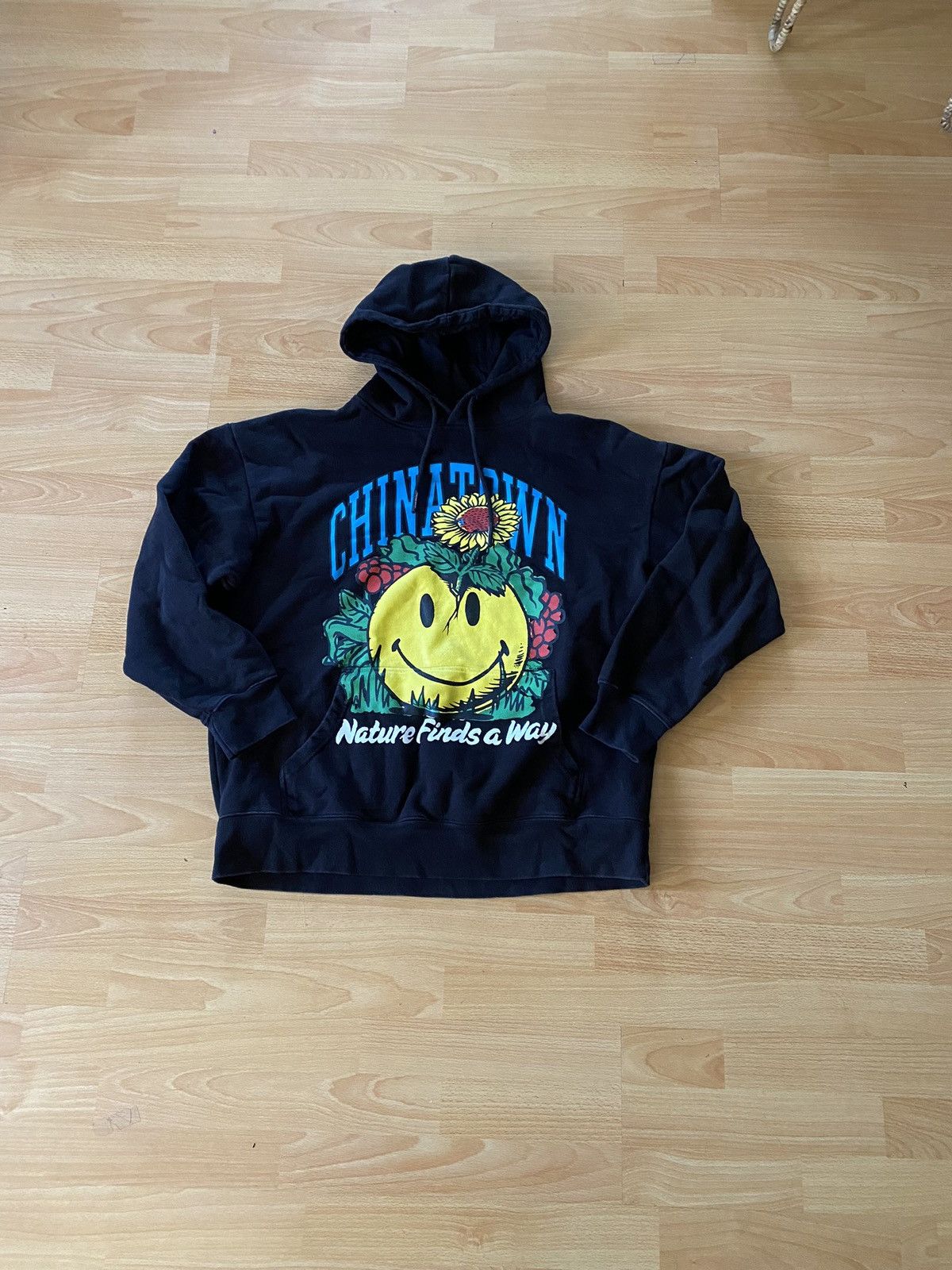 Market Chinatown Market Rainbow Smiley Hoodie | Grailed