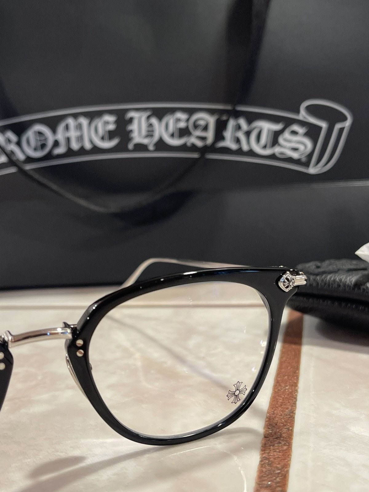 Chrome Hearts Chrome Hearts “shagass” Glasses Size ONE SIZE - 10 Thumbnail