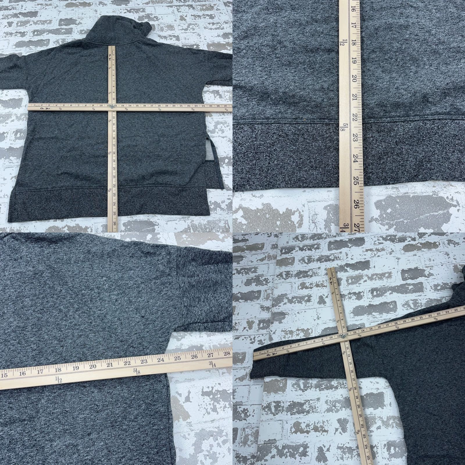 Calvin Klein Calvin Klein Sweatshirt Women L Gray Pullover Turtle Neck Activewear Logo Classic Size L / US 10 / IT 46 - 8 Thumbnail