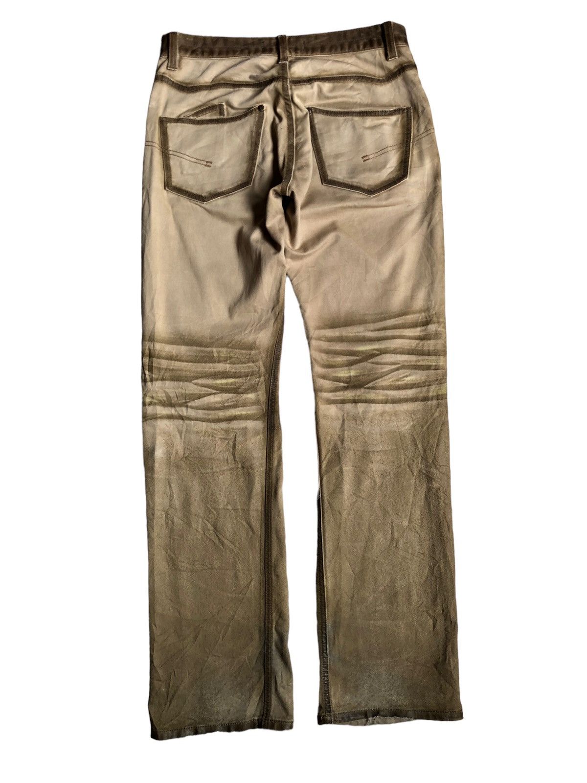 JACKROSE Luv Maison Jack Rose waxed design dirty look pants Size US 30 / EU 46 - 2 Thumbnail