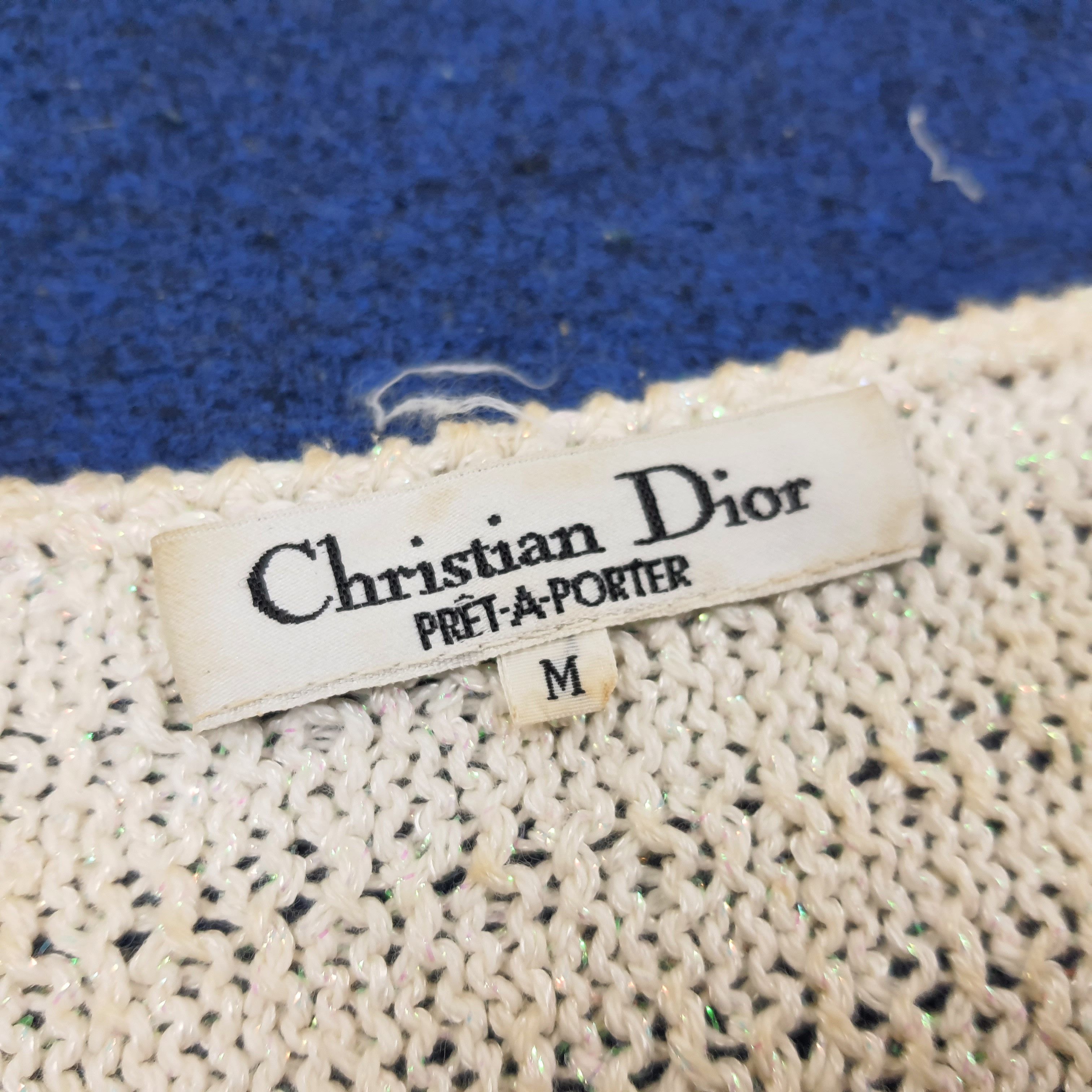 Christian Dior Monsieur Vintage Christian Dior Pret-A-Porter Knitted Shirt C239N43 Size S / US 4 / IT 40 - 4 Thumbnail