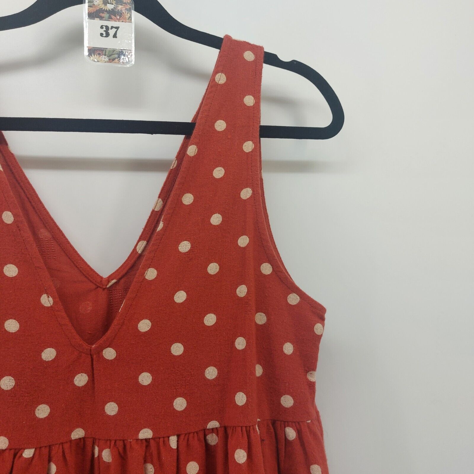 Other Audrey 3+1 Red Splatter Polka Dot Small Dress Tunic Dress Size S / US 4 / IT 40 - 12 Thumbnail
